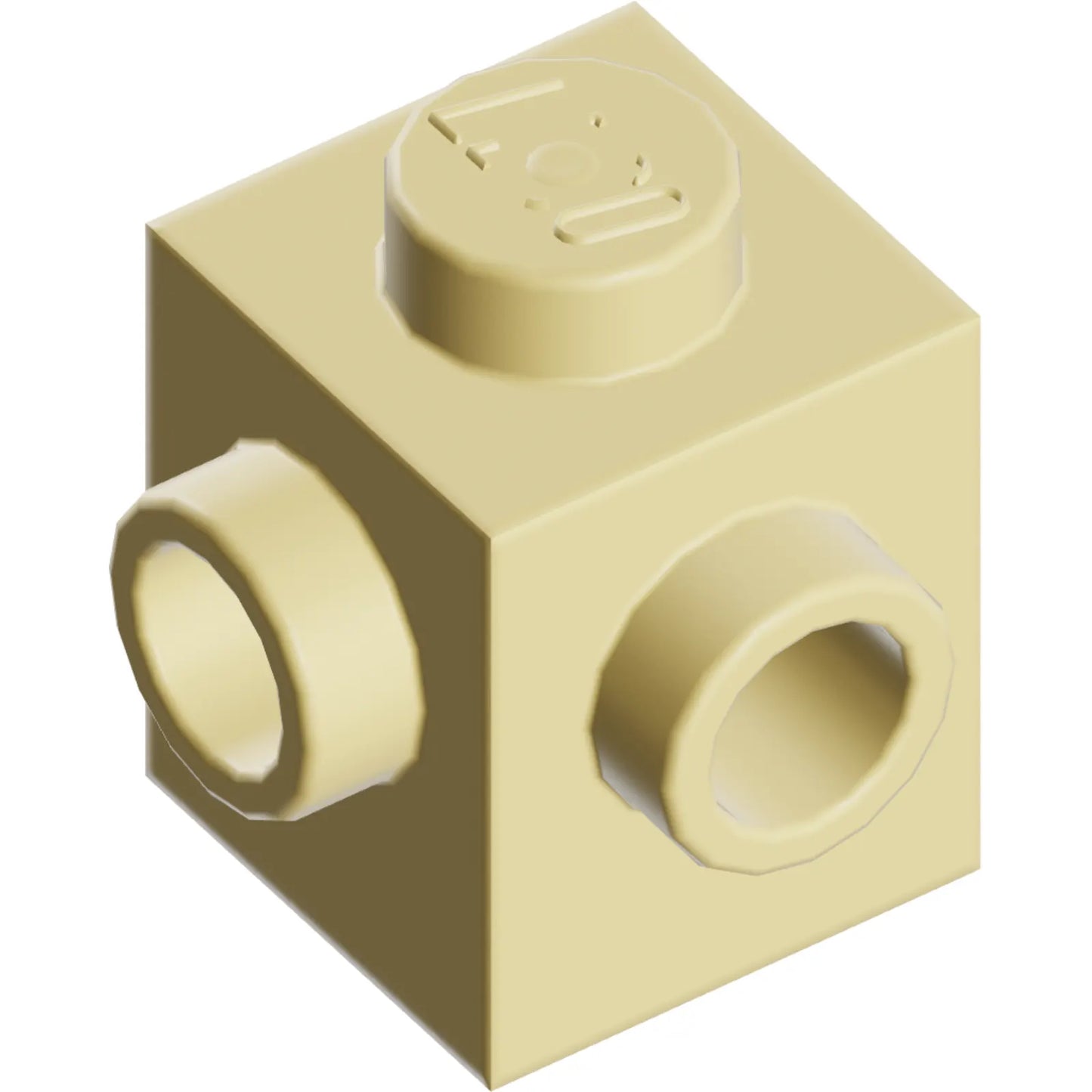 Part 26604 - Brick, Modified 1 x 1 with Studs on 2 Sides, Adjacent
