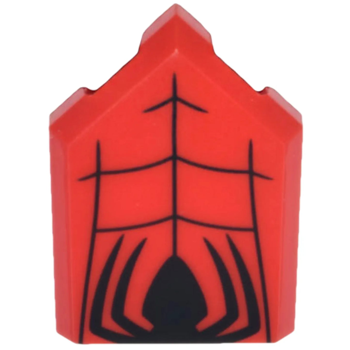 Part 22385pb268 - Tile, Modified 2 x 3 Pentagonal with Black Spider Half and Web Pattern