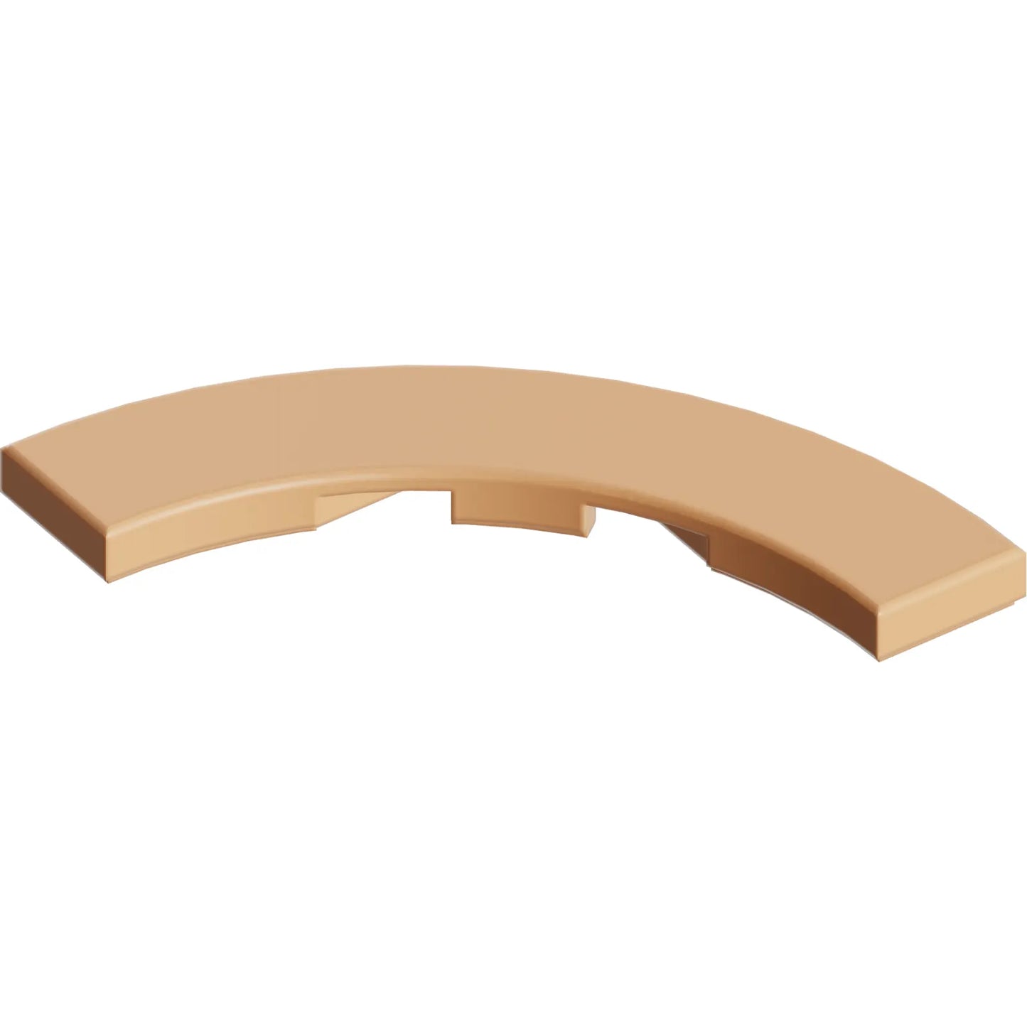 Part 27507 - Tile, Round Corner 4 x 4 Macaroni Wide