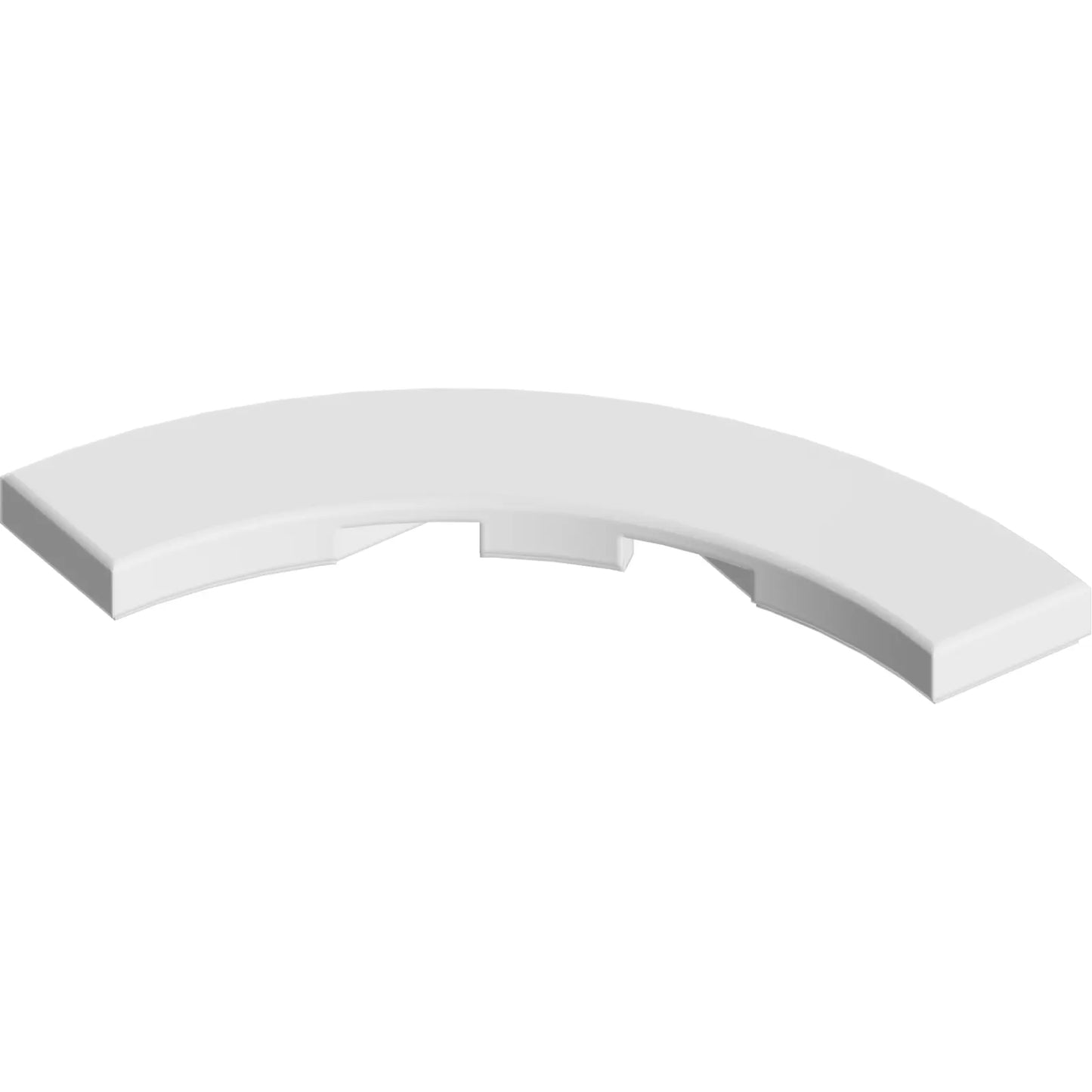 Part 27507 - Tile, Round Corner 4 x 4 Macaroni Wide