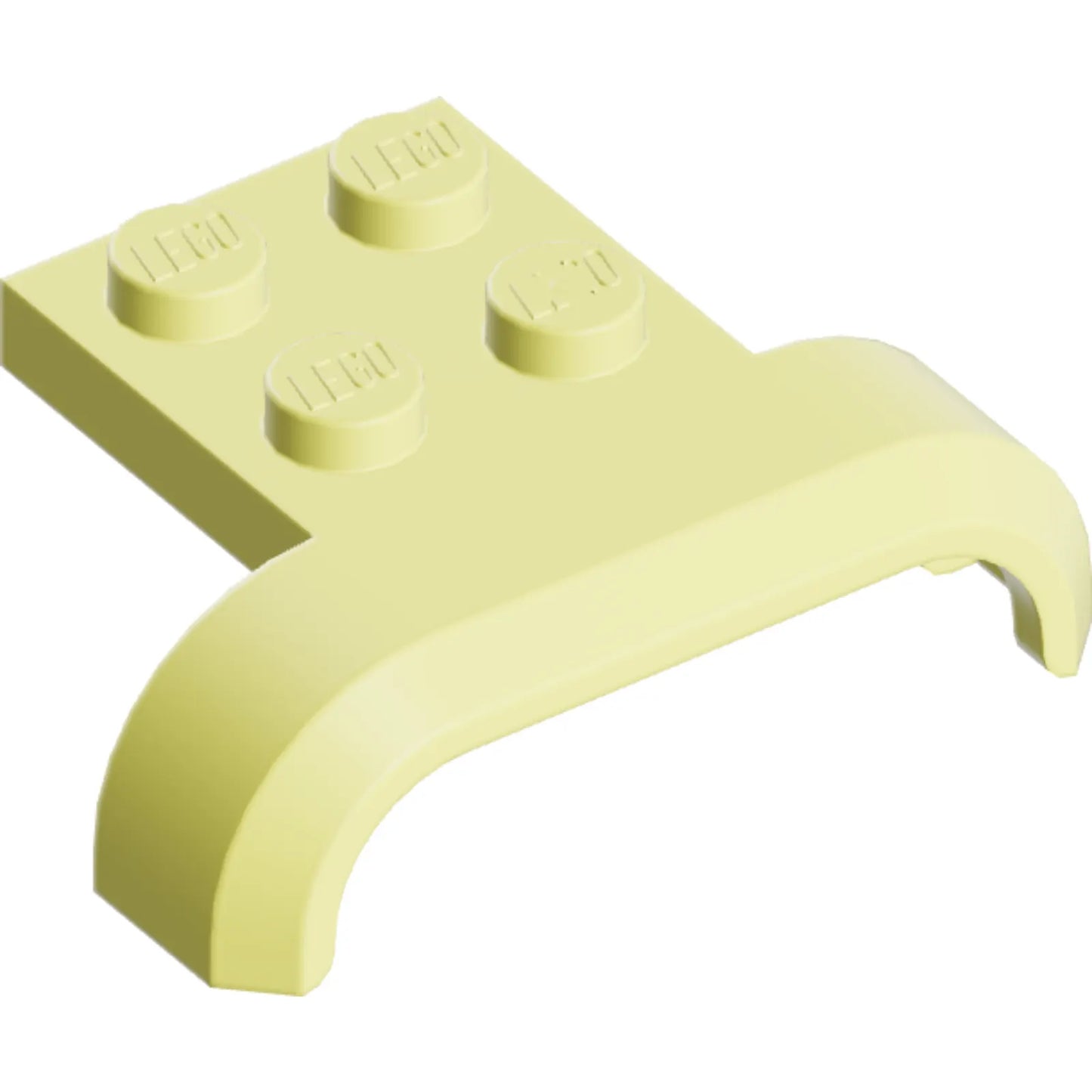 Part 28326 - Vehicle, Mudguard 4 x 3 x 1 with Arch Curved