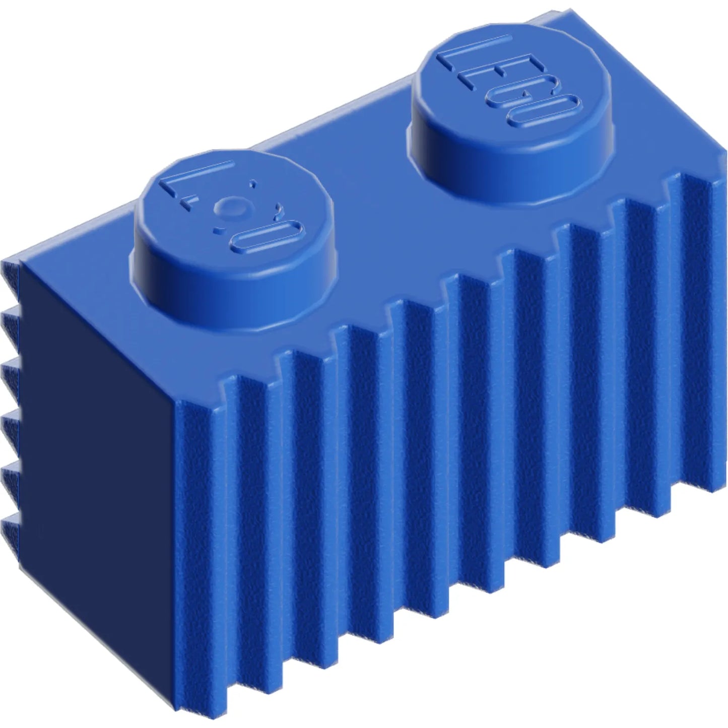 Teil 2877 - Stein, Modifiziert 1 x 2 mit Gitter / Geriffeltem Profil