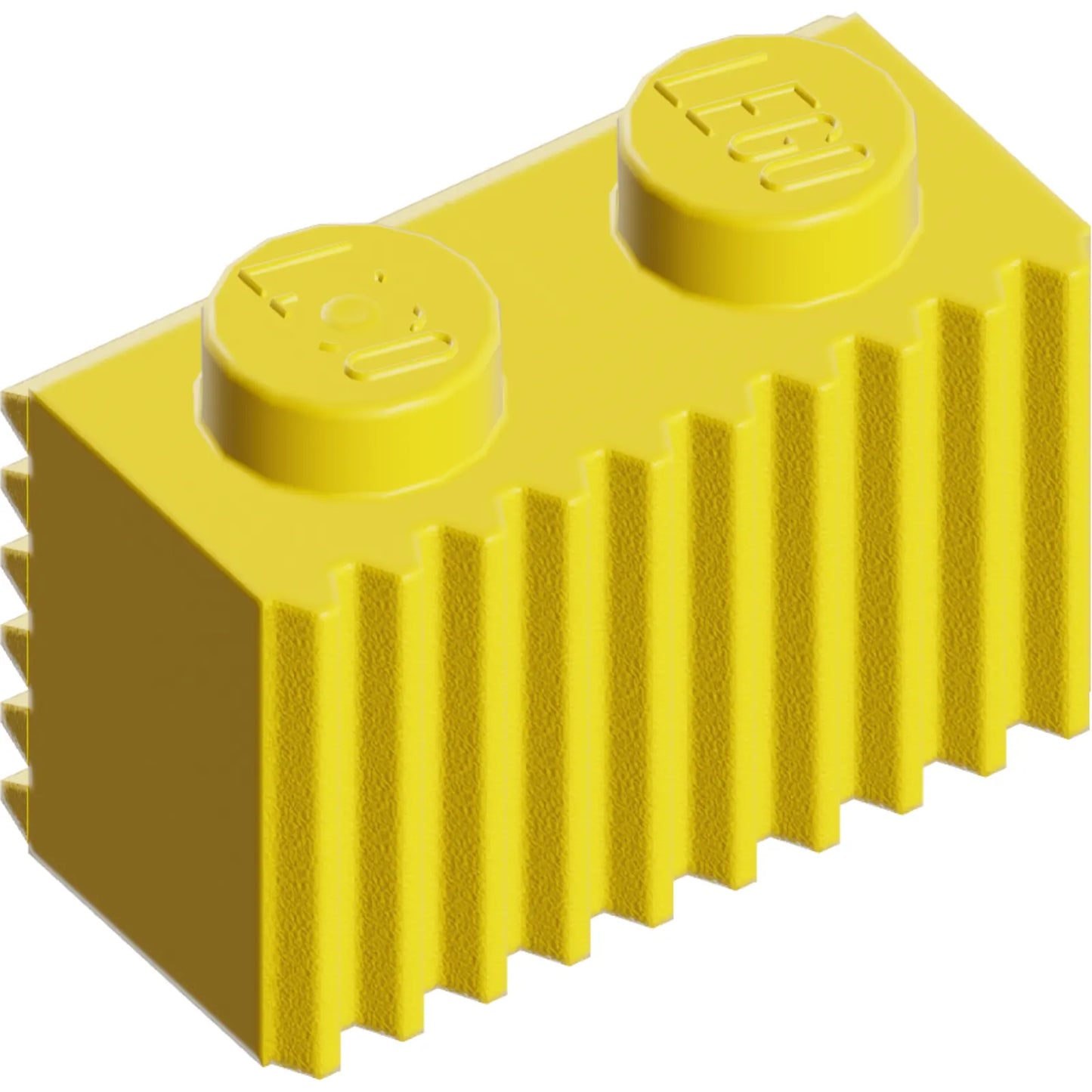 Teil 2877 - Stein, Modifiziert 1 x 2 mit Gitter / Geriffeltem Profil