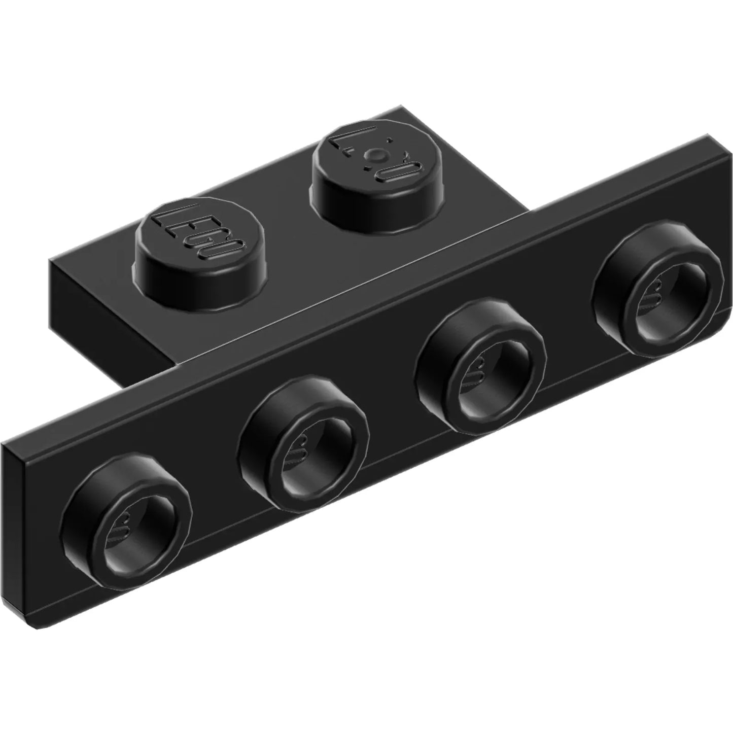 Part 28802 - Bracket 1 x 2 - 1 x 4 with Two Rounded Corners at the Bottom