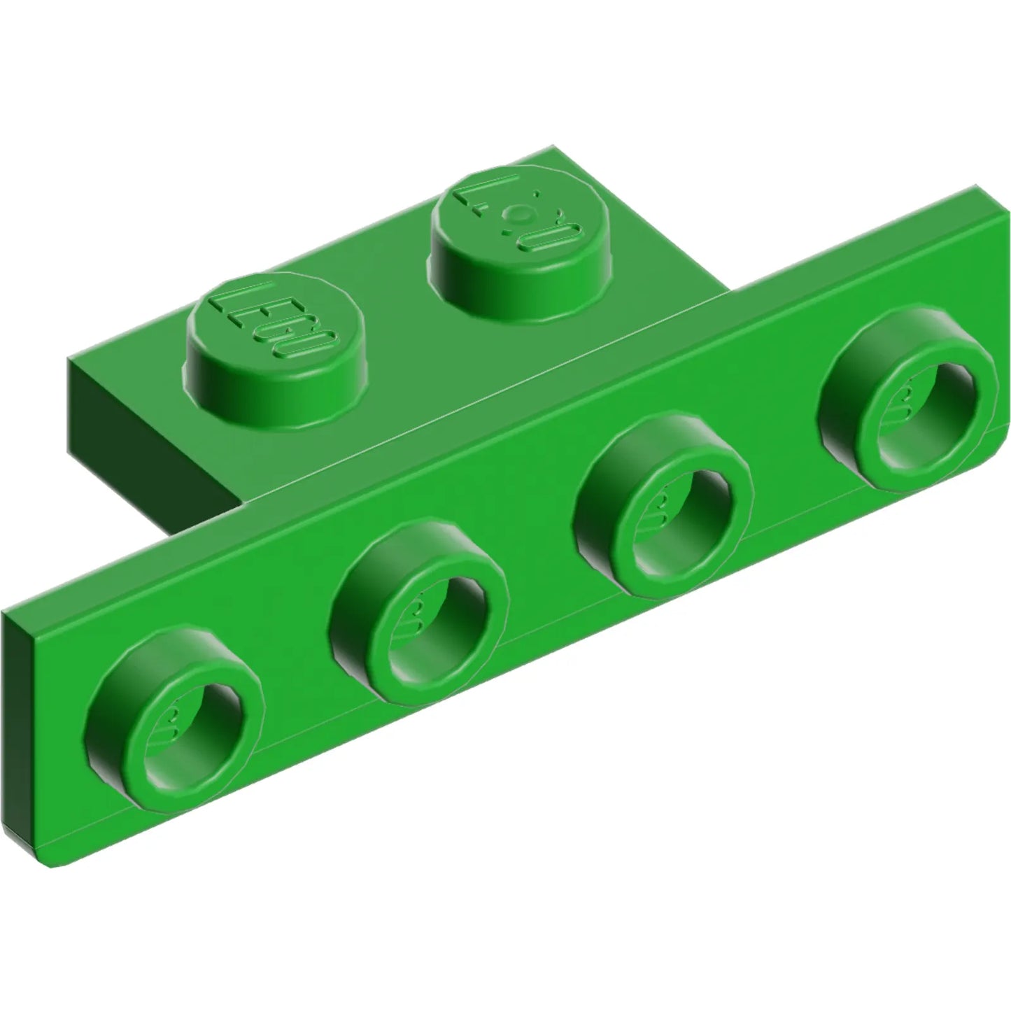 Part 28802 - Bracket 1 x 2 - 1 x 4 with Two Rounded Corners at the Bottom