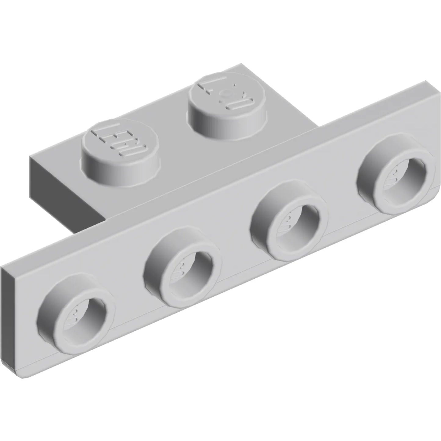 Part 28802 - Bracket 1 x 2 - 1 x 4 with Two Rounded Corners at the Bottom