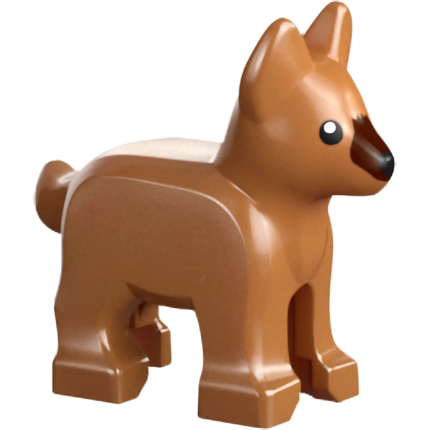 Part 2889pb01 - Dog, Alsatian / German Shepherd, Puppy with Dark Brown Muzzle, Black Eyes and Nose Pattern