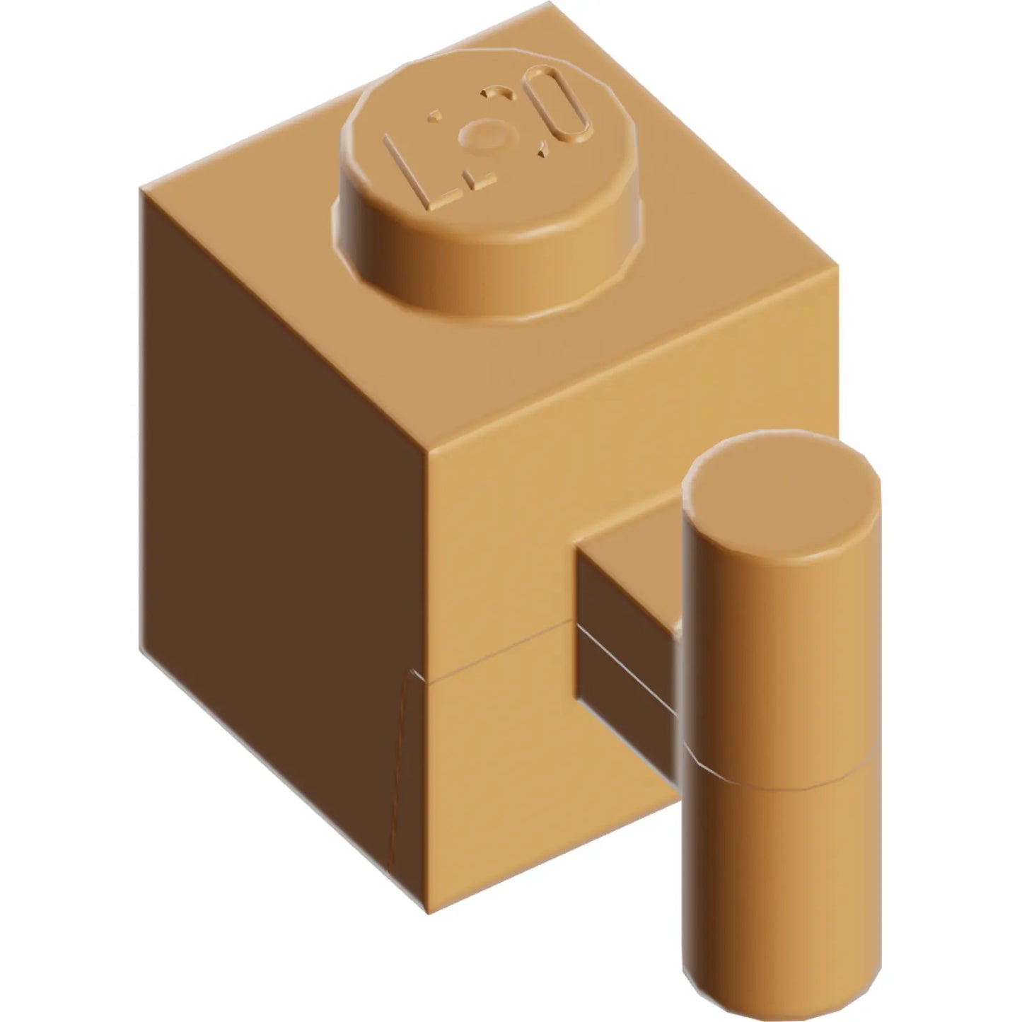 Part 2921 - Brick, Modified 1 x 1 with Bar Handle