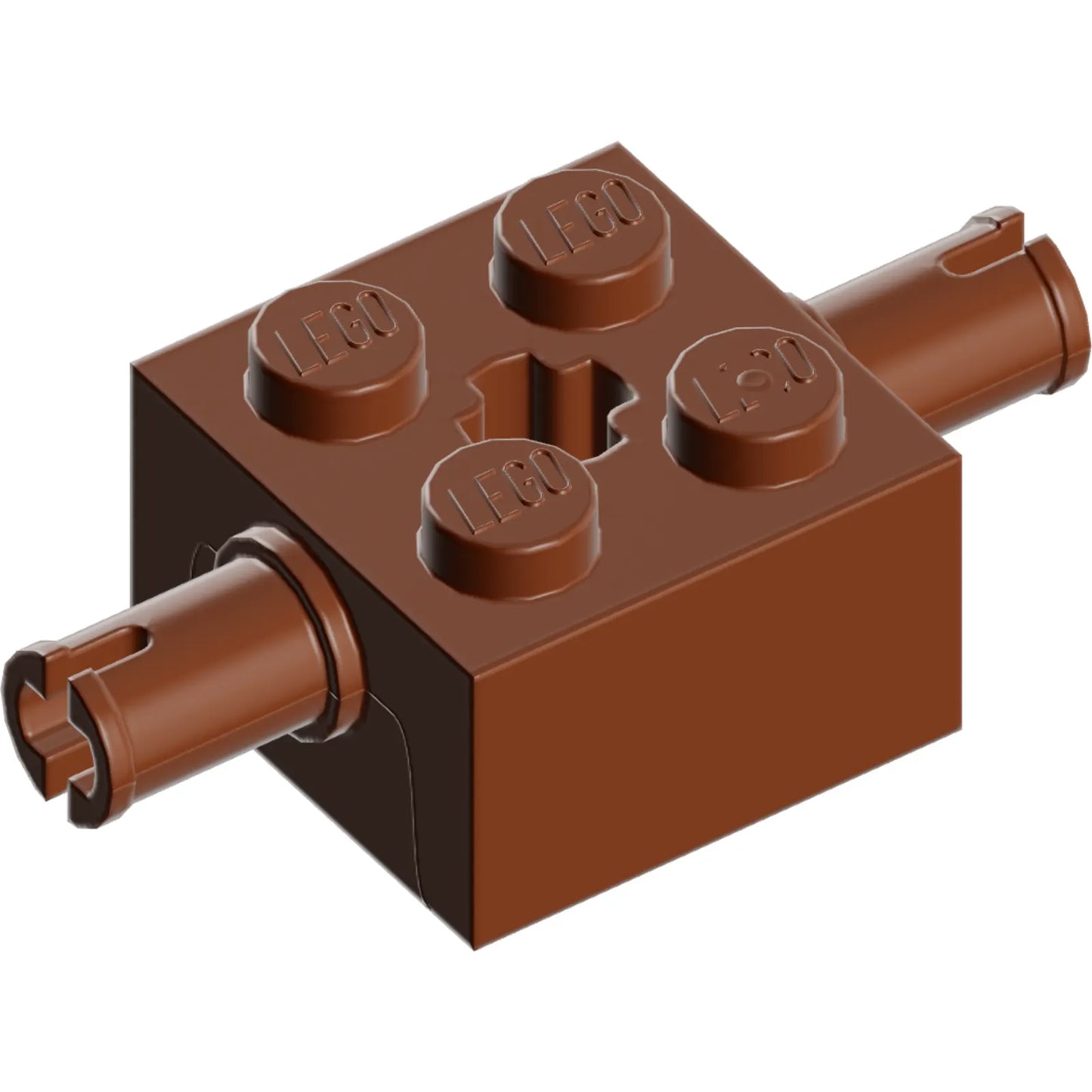 Part 30000 - Brick, Modified 2 x 2 with Pins and Axle Hole
