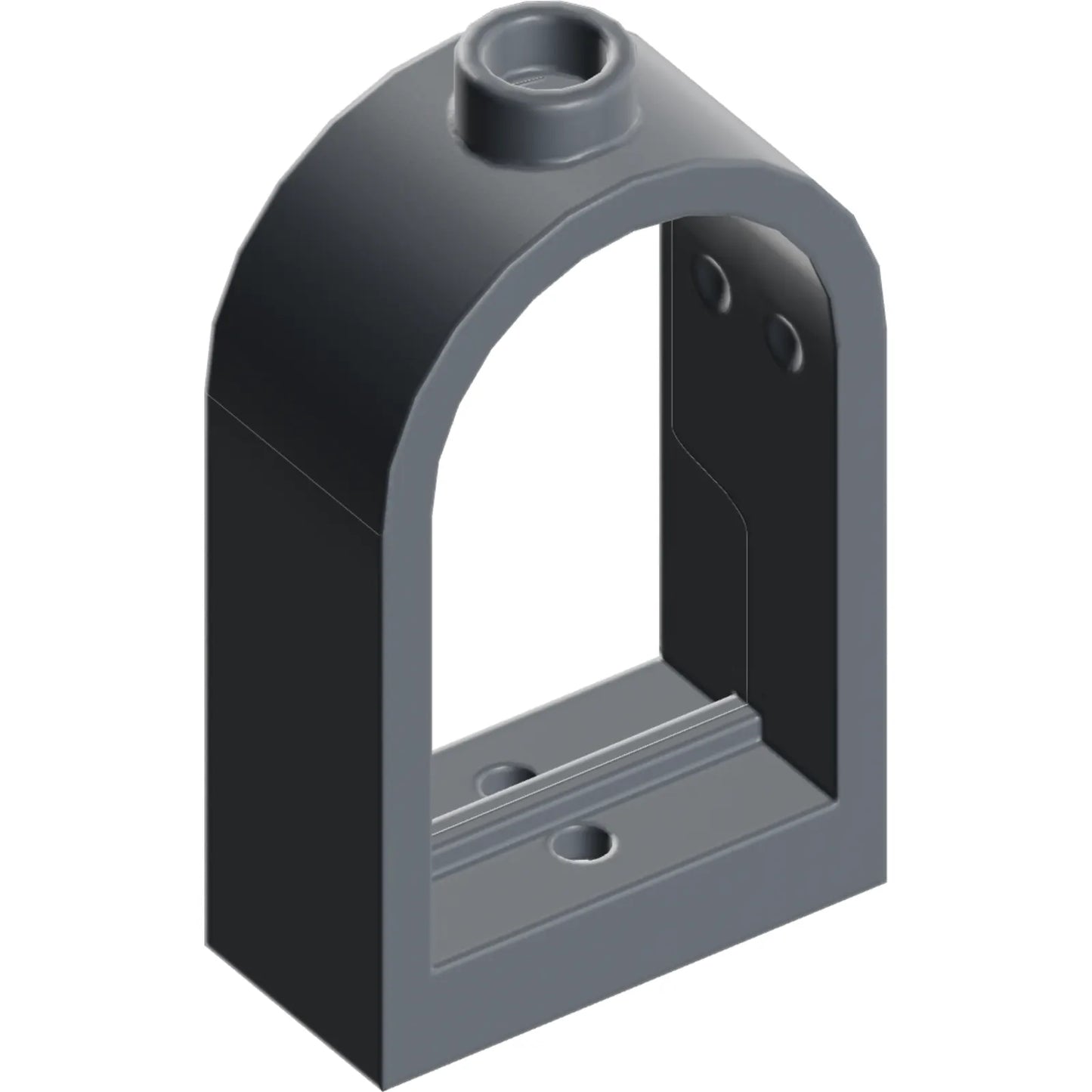 Part 30044 - Window 1 x 2 x 2 2/3 with Rounded Top