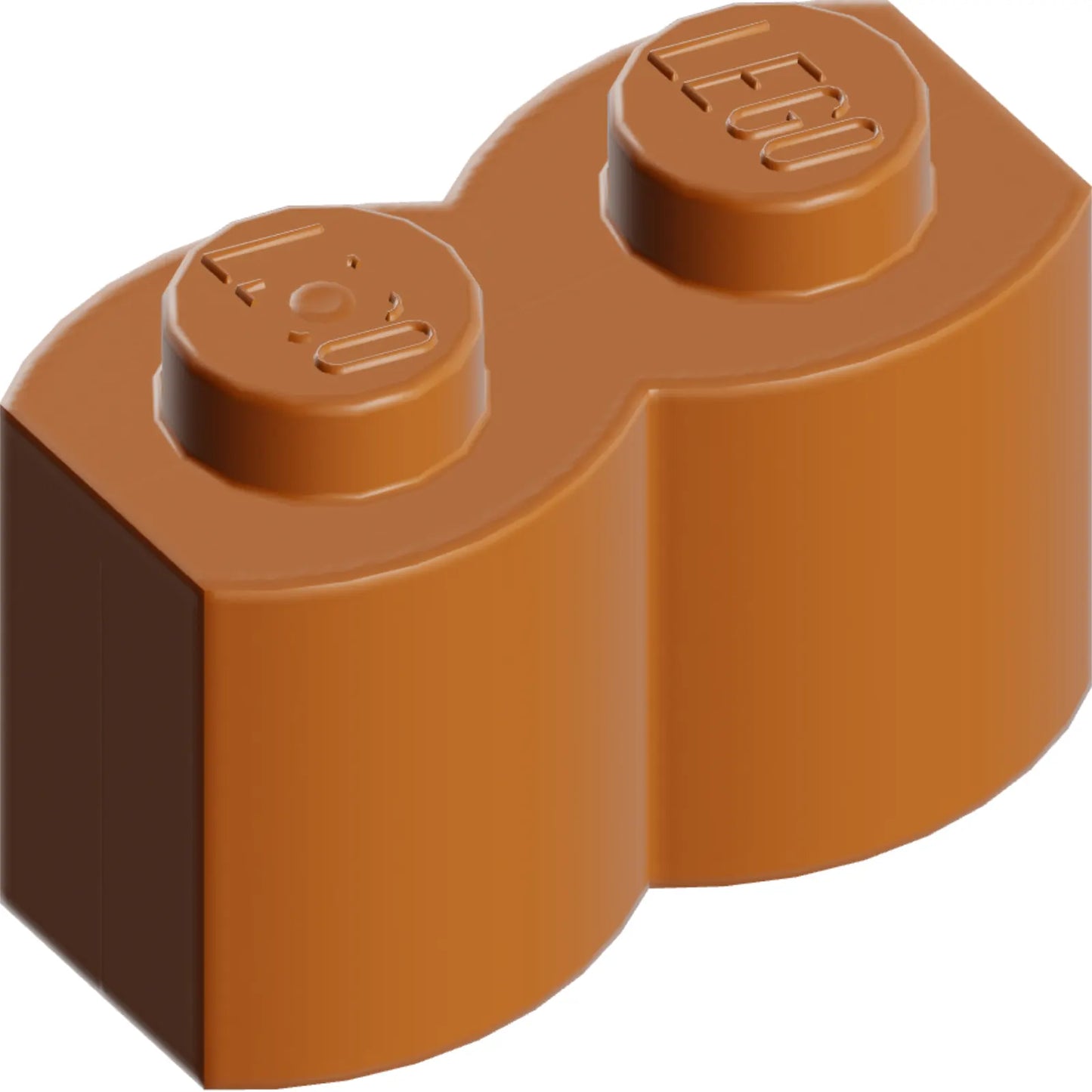 Part 30136 - Brick, Modified 1 x 2 with Log Profile
