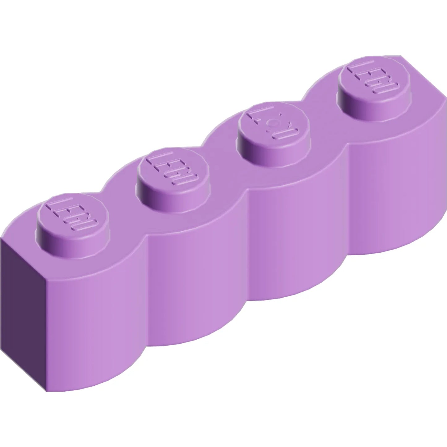 Part 30137 - Brick, Modified 1 x 4 with Log Profile