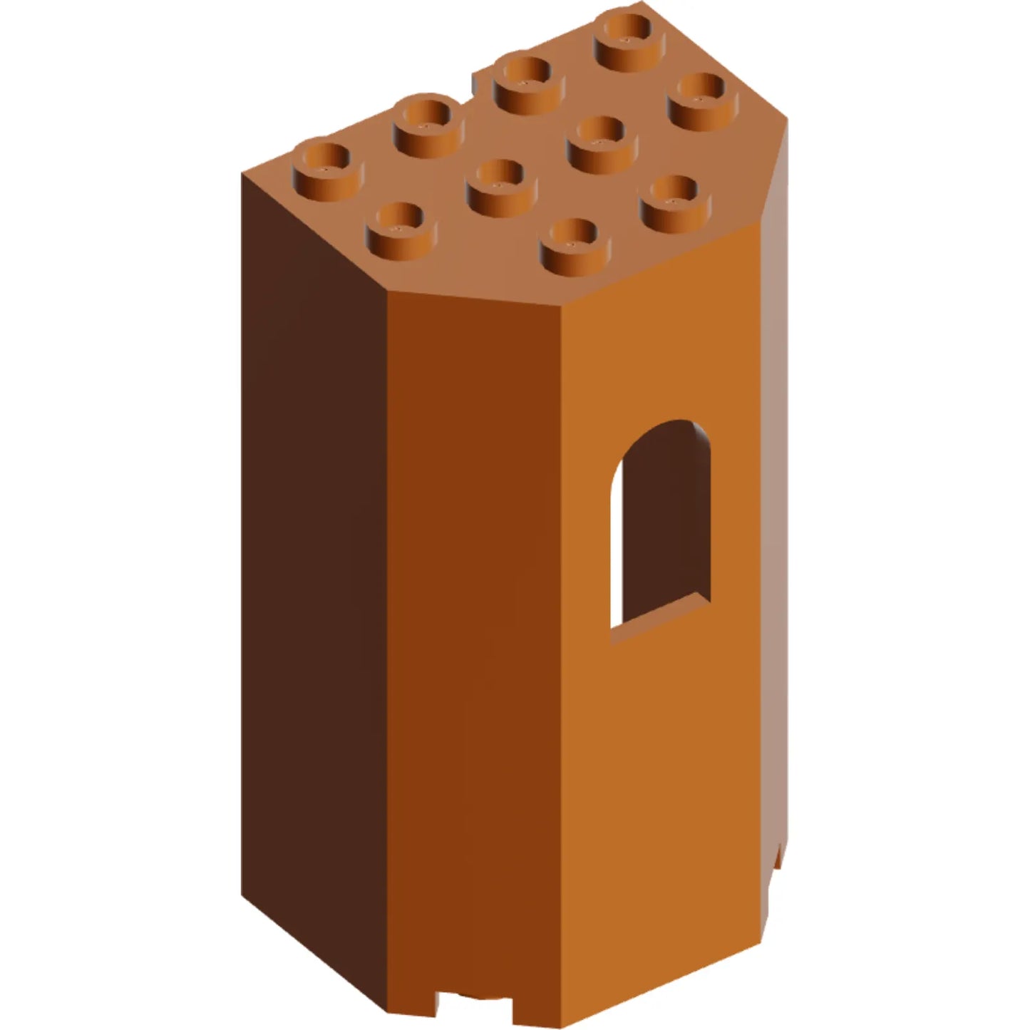 Part 30246 - Panel 3 x 4 x 6 Turret Wall with Window
