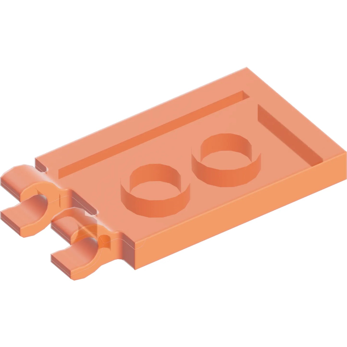 Part 30350b - Tile, Modified 2 x 3 with 2 Open O Clips
