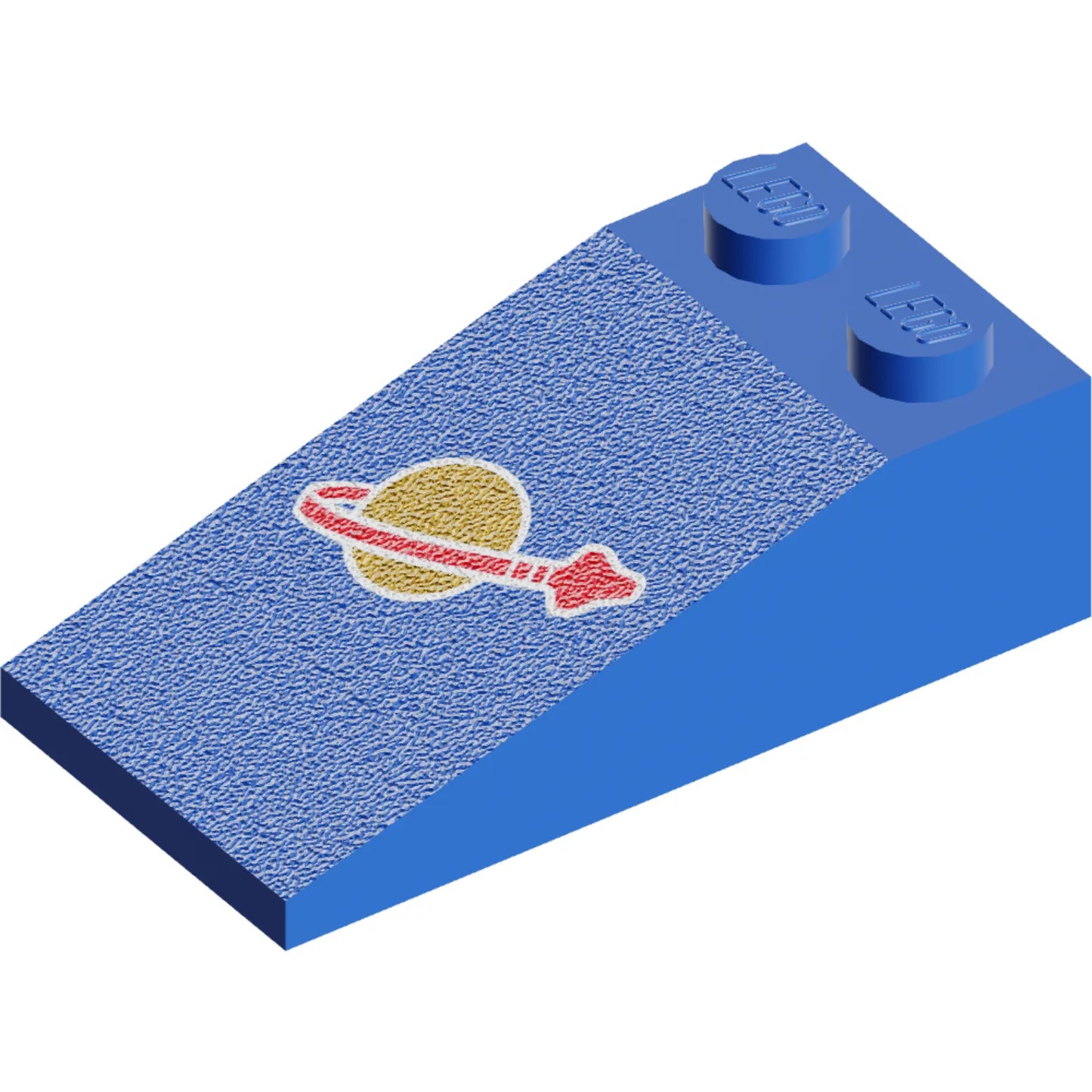 Part 30363pb021 - Slope 18 4 x 2 with Classic Space Logo Pattern