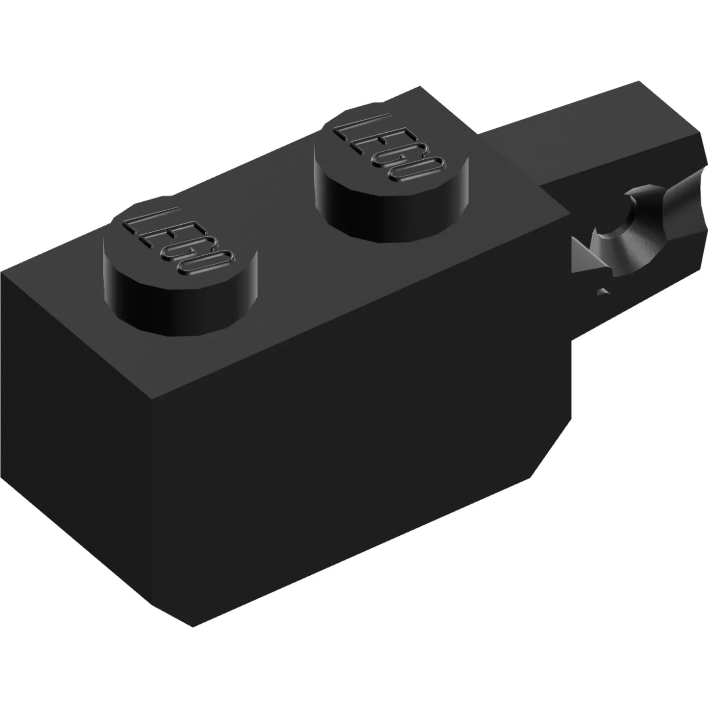 Part 30364 - Hinge Brick 1 x 2 Locking with 1 Finger Vertical End