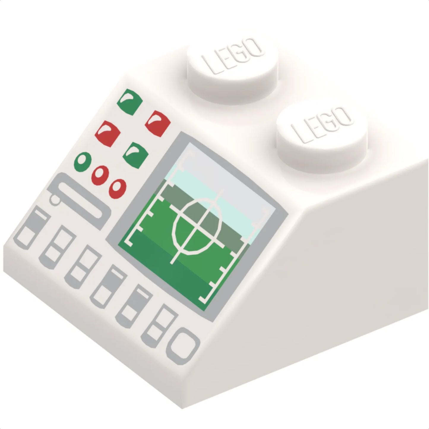 Part 3039pb041 - Slope 45 2 x 2 with Radar and Disk Slot Pattern