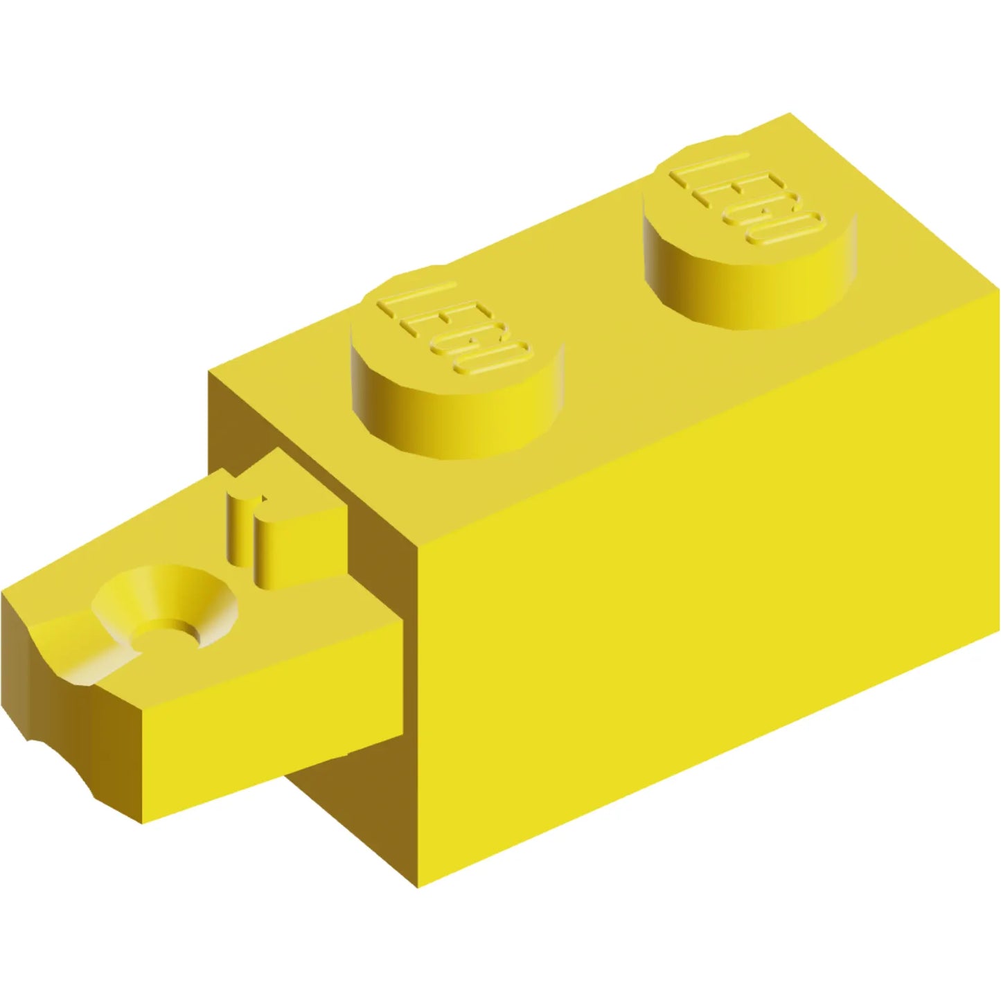 Part 30541 - Hinge Brick 1 x 2 Locking with 1 Finger Horizontal End