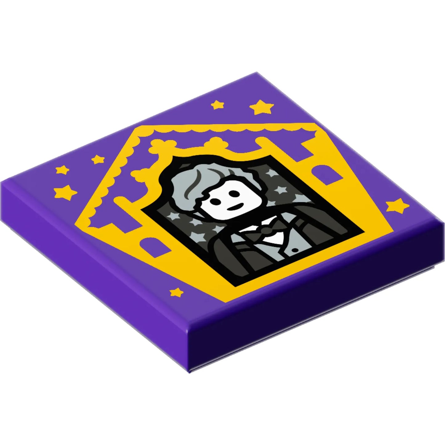 Teil 3068pb1751 - Fliese 2 x 2 mit HP Chocolate Frog Card Newt Scamander Muster