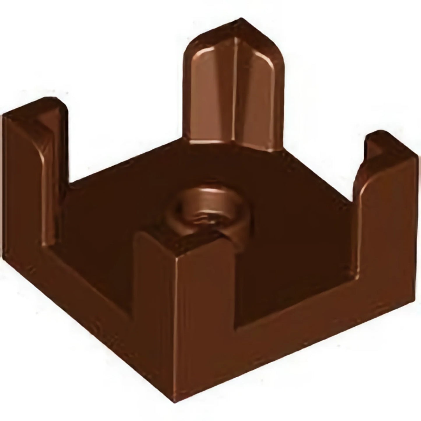 Part 3131 - Container, Box 2 x 2 x 1 Half with Stud and 4 Corner Supports
