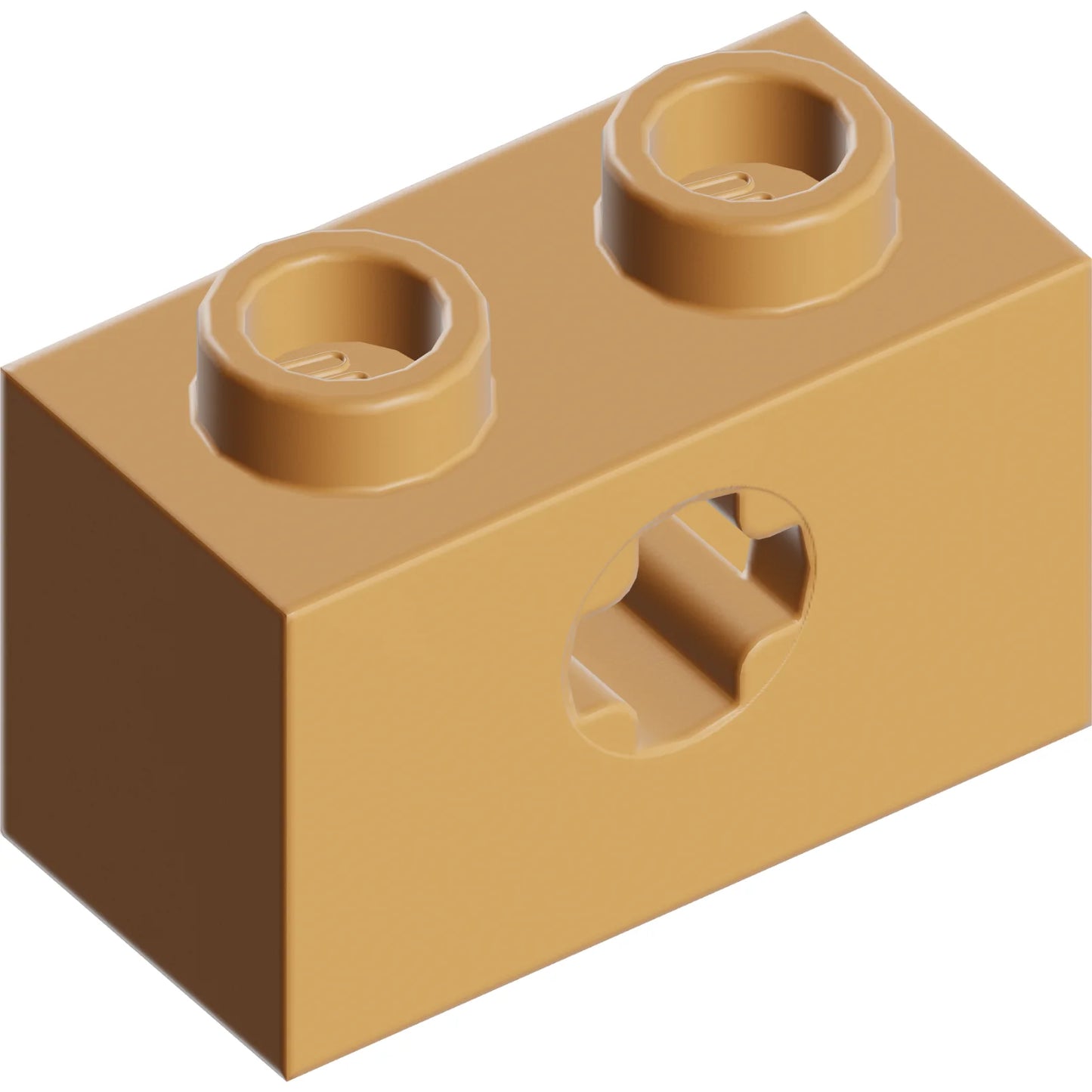 Part 32064 - Technic, Brick 1 x 2 with Axle Hole
