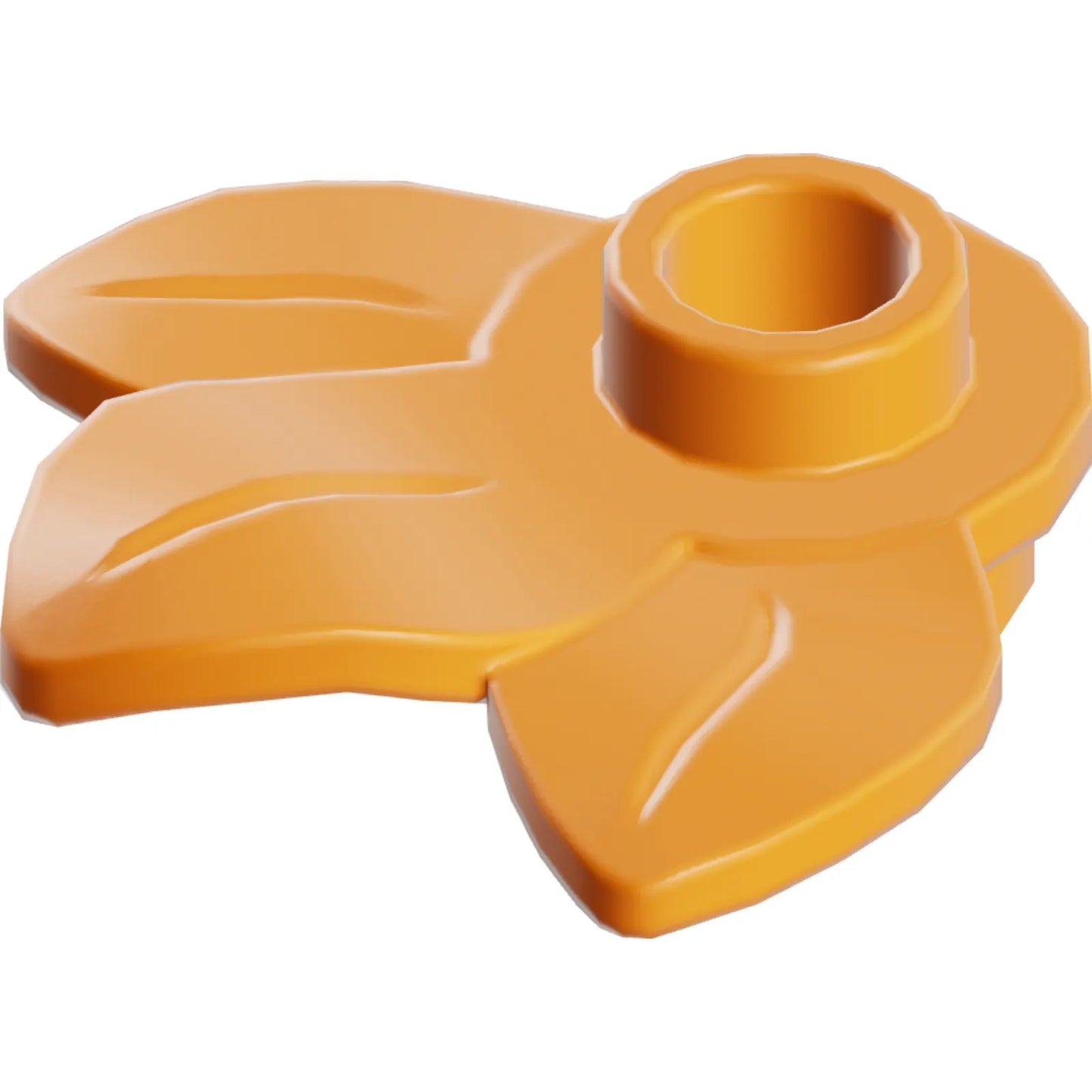 Part 32607 - Plant Plate, Round 1 x 1 with 3 Leaves