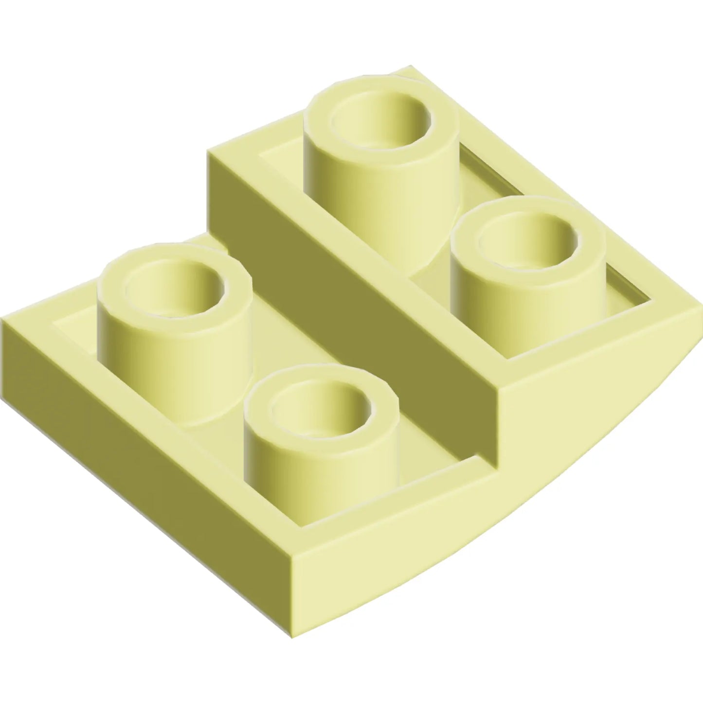 Part 32803 - Slope, Curved 2 x 2 x 2/3 Inverted