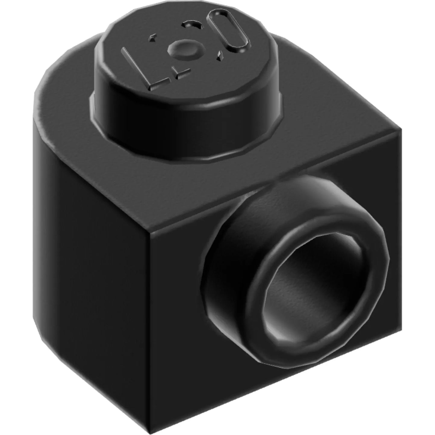 Part 3386 - Brick, Round 1 x 1 x 2/3 Half Circle Extended with Side Stud