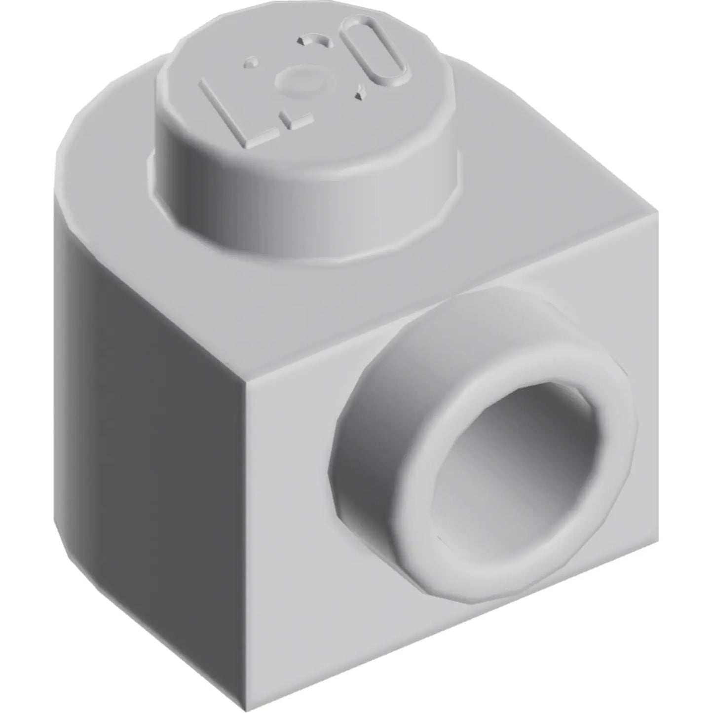 Part 3386 - Brick, Round 1 x 1 x 2/3 Half Circle Extended with Side Stud