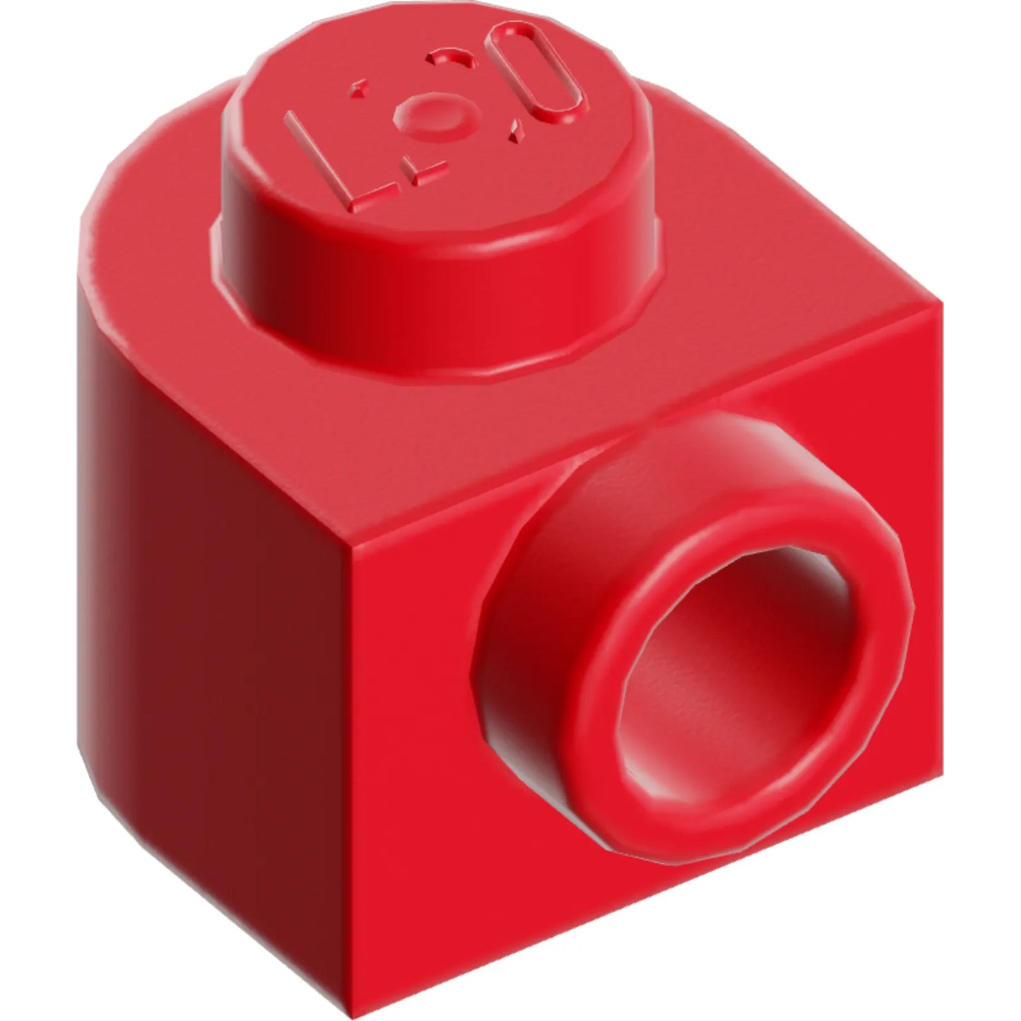 Part 3386 - Brick, Round 1 x 1 x 2/3 Half Circle Extended with Side Stud
