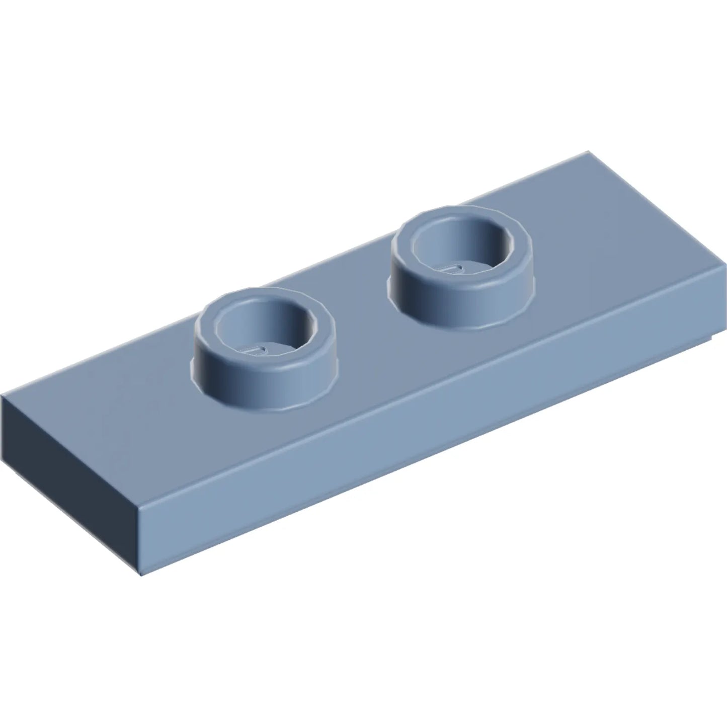 Part 34103 - Plate, Modified 1 x 3 with 2 Studs (Double Jumper)