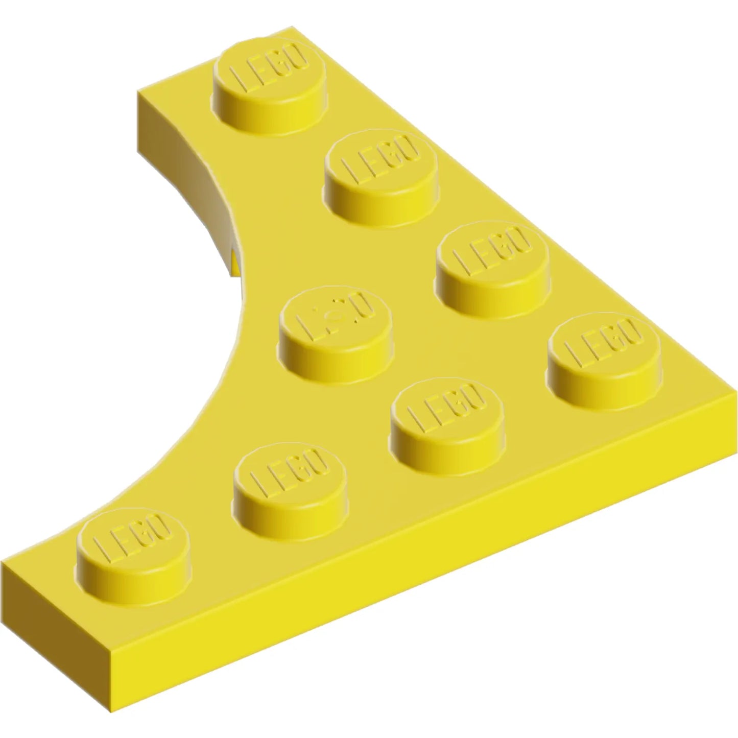 Part 35044 - Plate, Modified 4 x 4 with 3 x 3 Curved Cutout