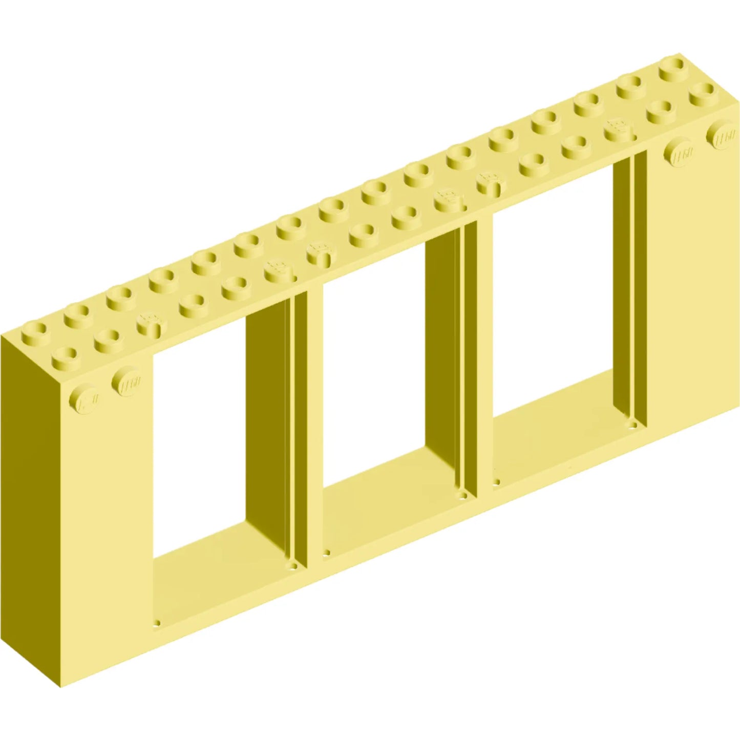 Part 35103 - Door, Frame 2 x 16 x 6 with 3 Openings and 2 Studs on Either Side on Front