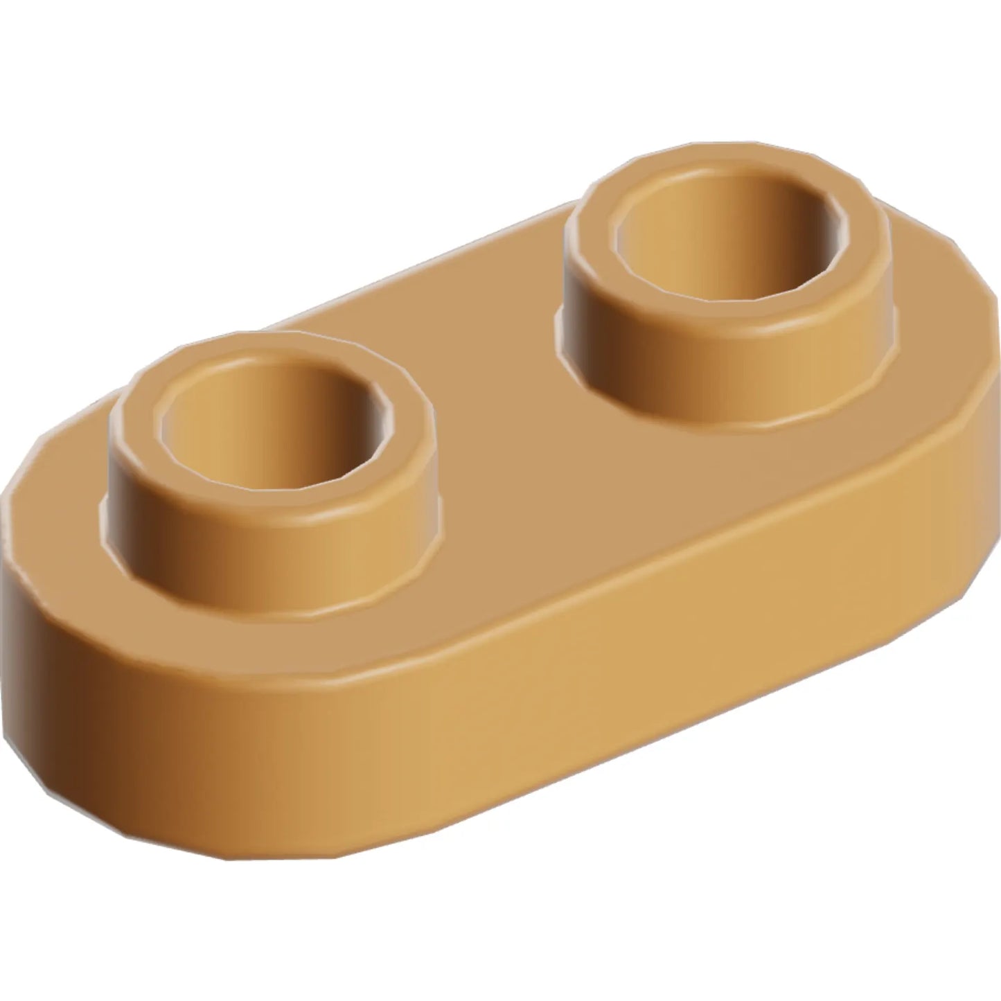 Part 35480 - Plate, Round 1 x 2 with Open Studs