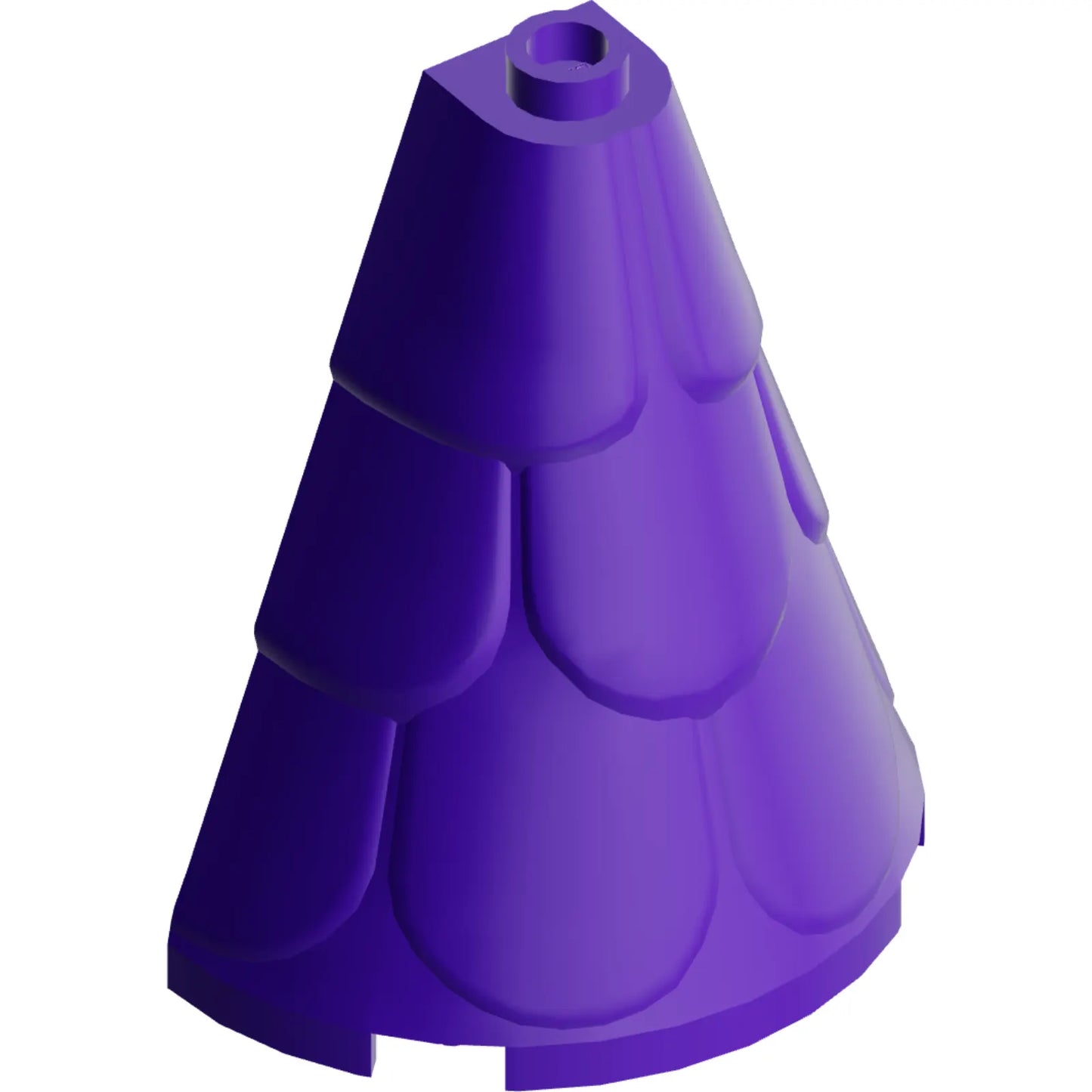 Part 35563 - Tower Roof 2 x 4 x 4 Half Cone Shaped with Roof Tiles
