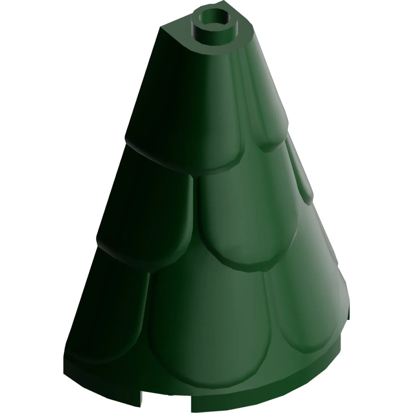 Part 35563 - Tower Roof 2 x 4 x 4 Half Cone Shaped with Roof Tiles