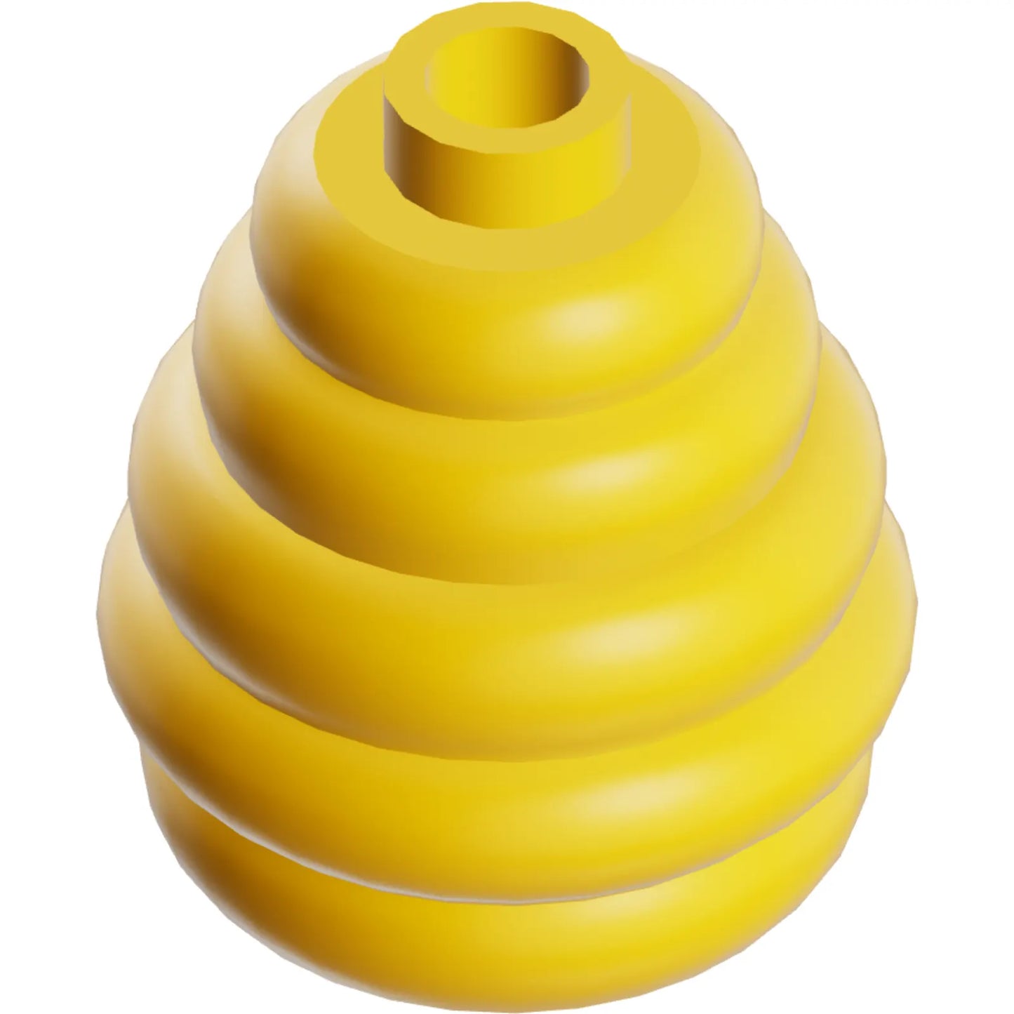 Part 35574 - Cone 2 x 2 x 1 2/3 with Stacked Rings (Beehive / Cotton Candy)