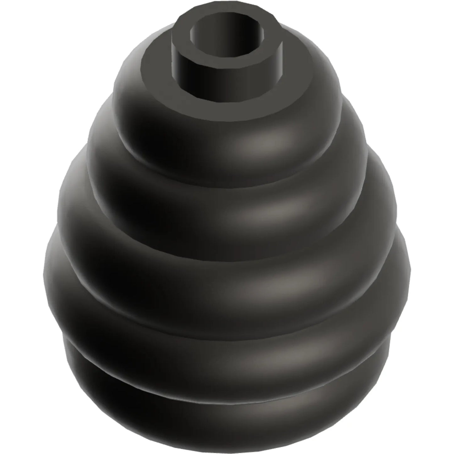 Part 35574 - Cone 2 x 2 x 1 2/3 with Stacked Rings (Beehive / Cotton Candy)