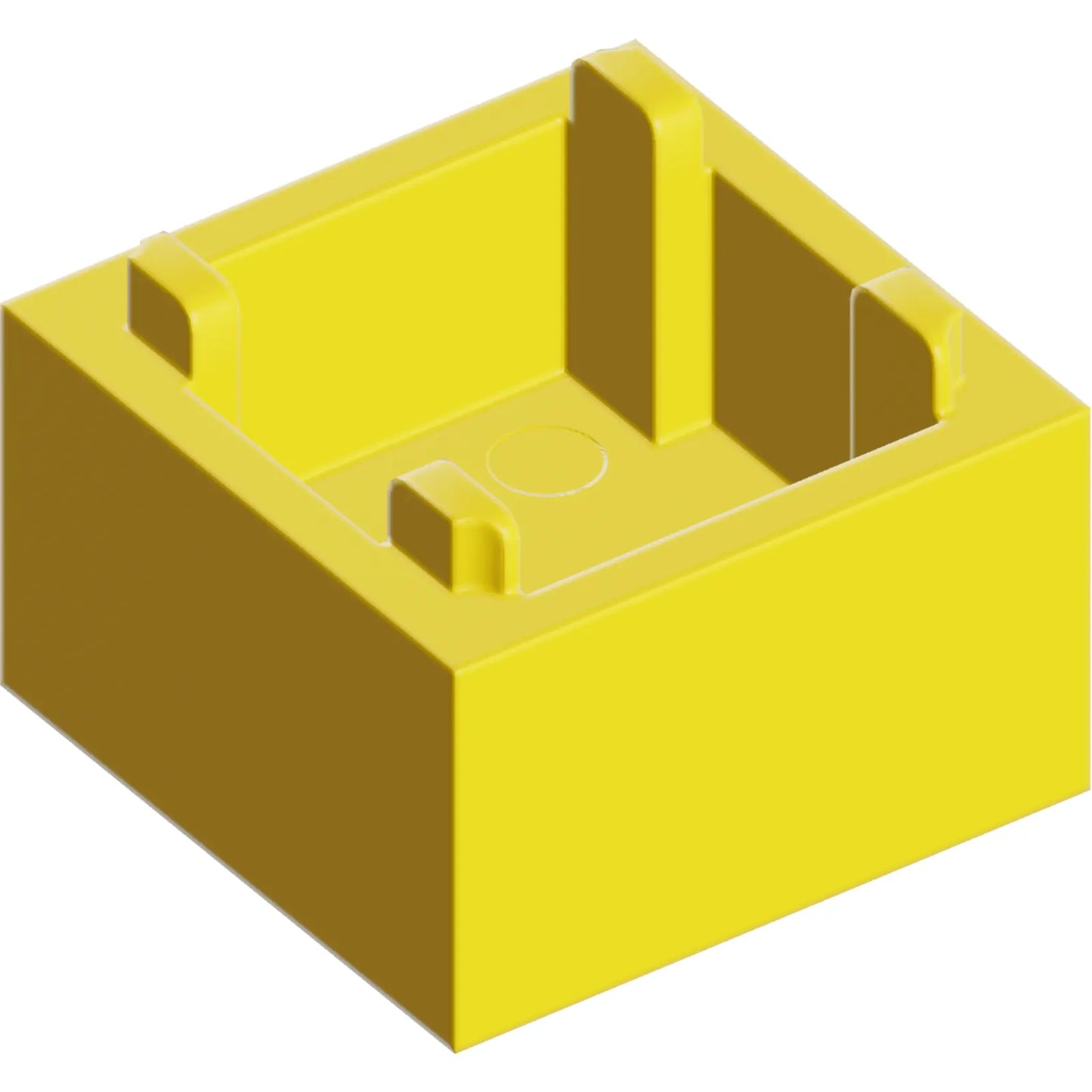 Part 35700 - Container, Box 2 x 2 x 1 - Top Opening with Flat Inner Bottom