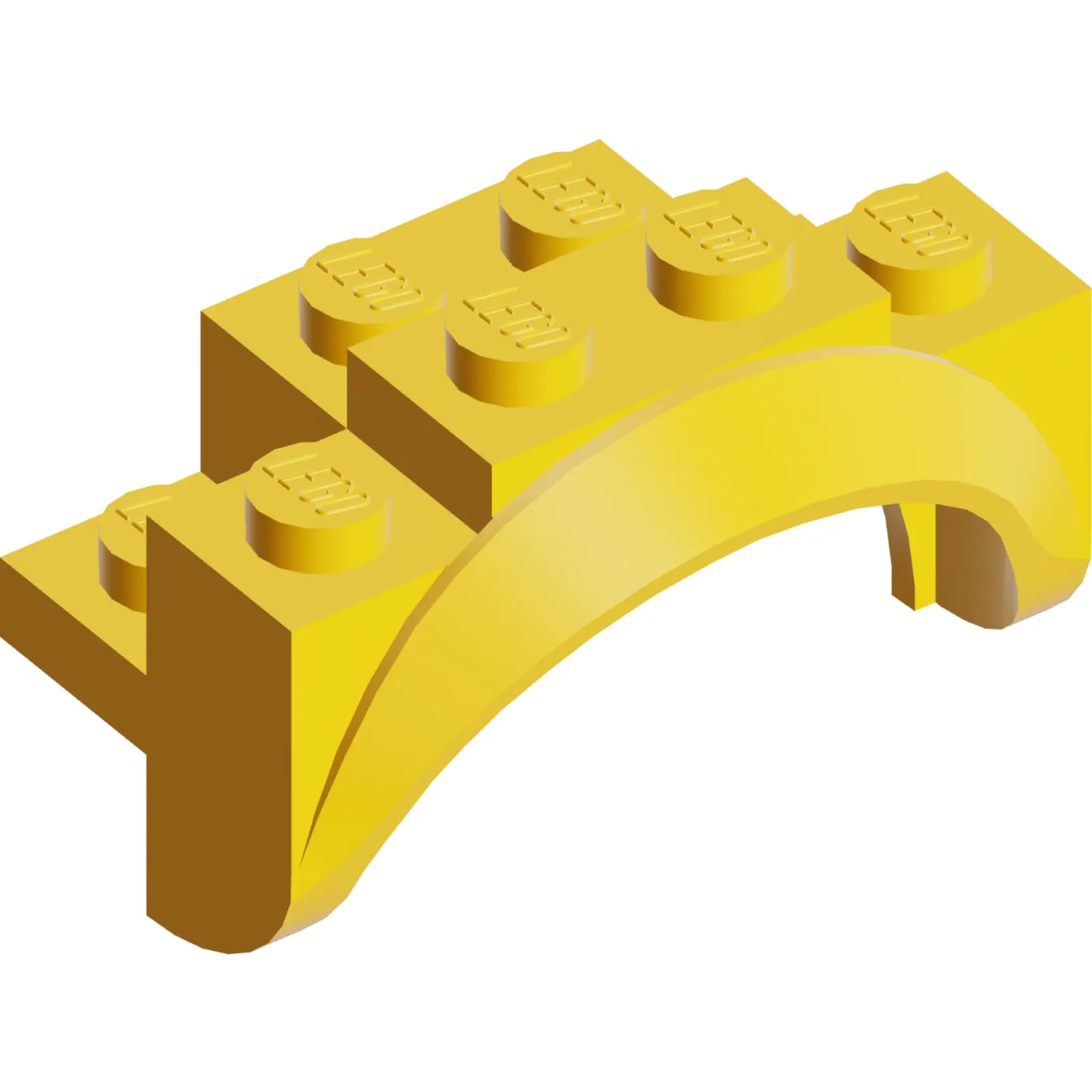 Part 35789 - Vehicle, Mudguard 4 x 2 1/2 x 2 with Arch Round, Solid Studs, and Rounded Legs