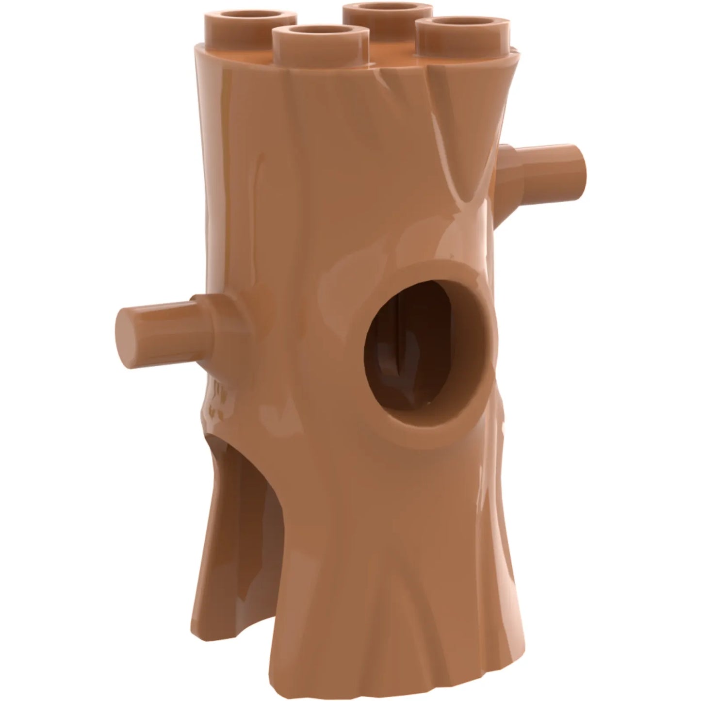 Part 35827 - Minifigure, Headgear Head Cover, Costume Tree Trunk