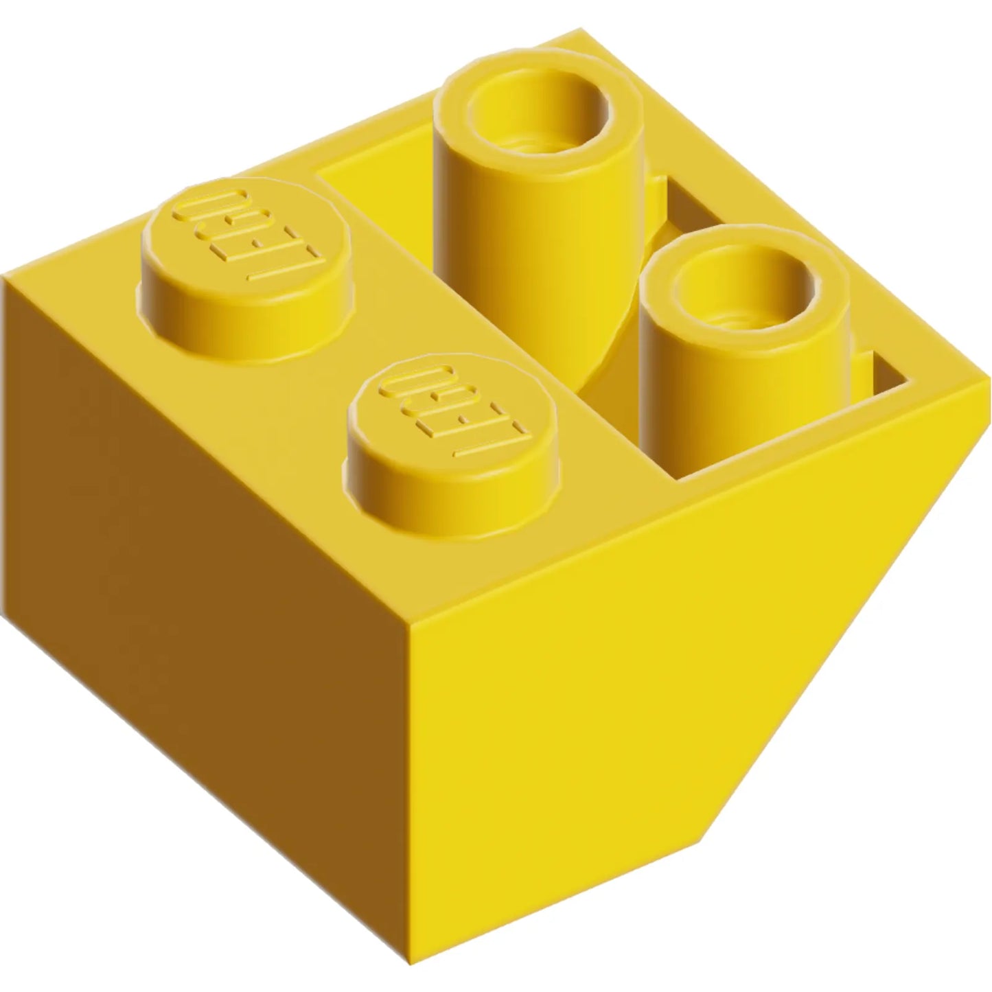 Part 3660 - Slope, Inverted 45 2 x 2 with Flat Bottom Pin