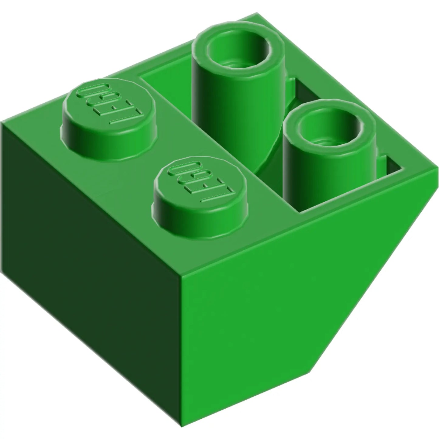 Part 3660 - Slope, Inverted 45 2 x 2 with Flat Bottom Pin