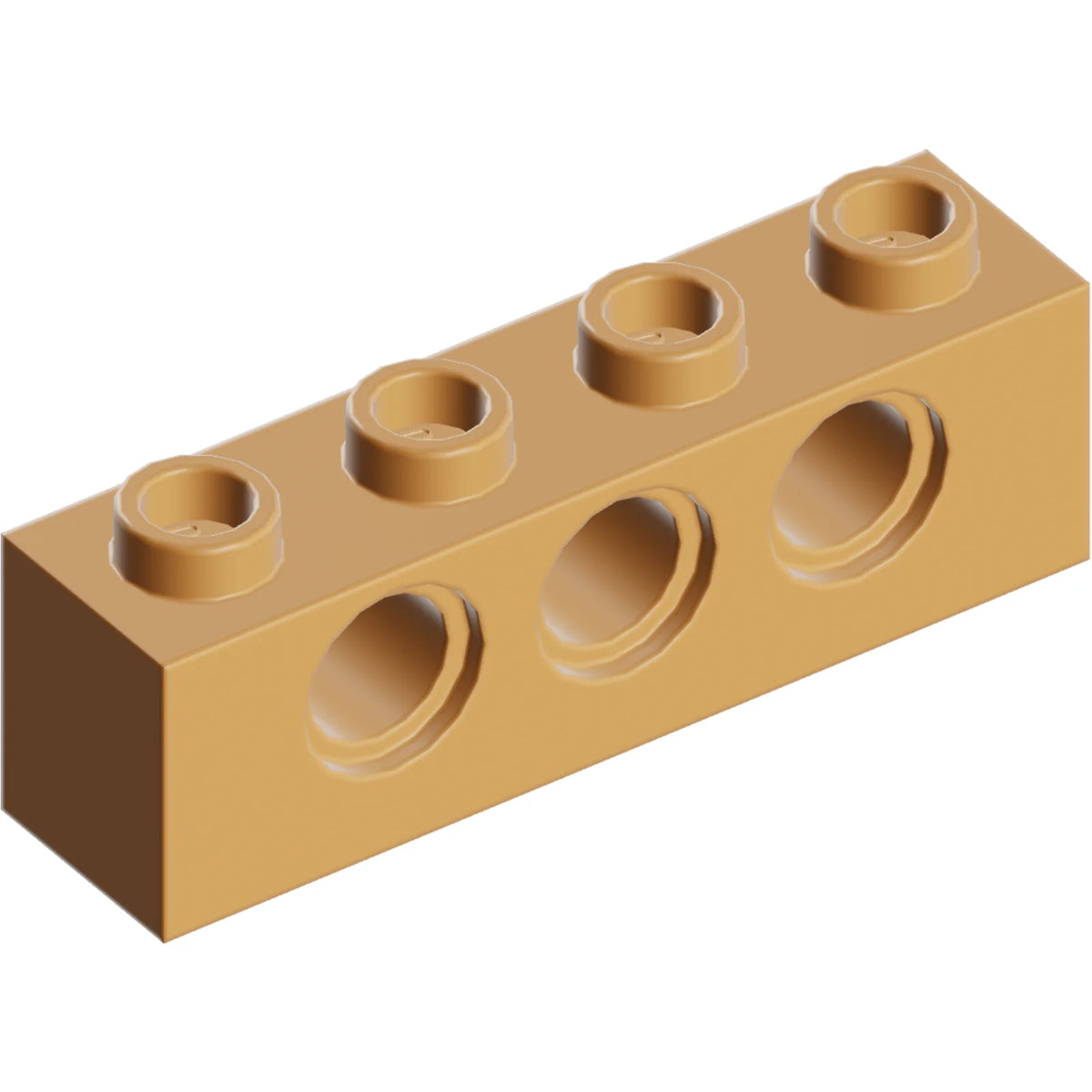 Part 3701 - Technic, Brick 1 x 4 with Holes