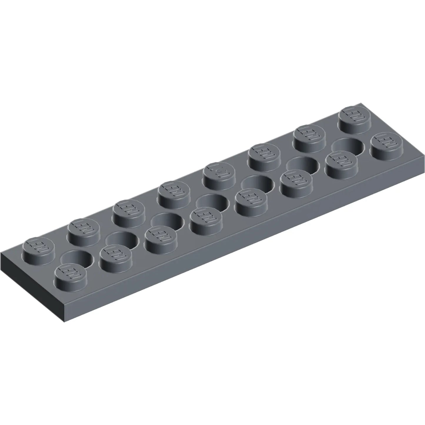 Teil 3738 - Technik, Platte 2 x 8 mit 7 Löchern