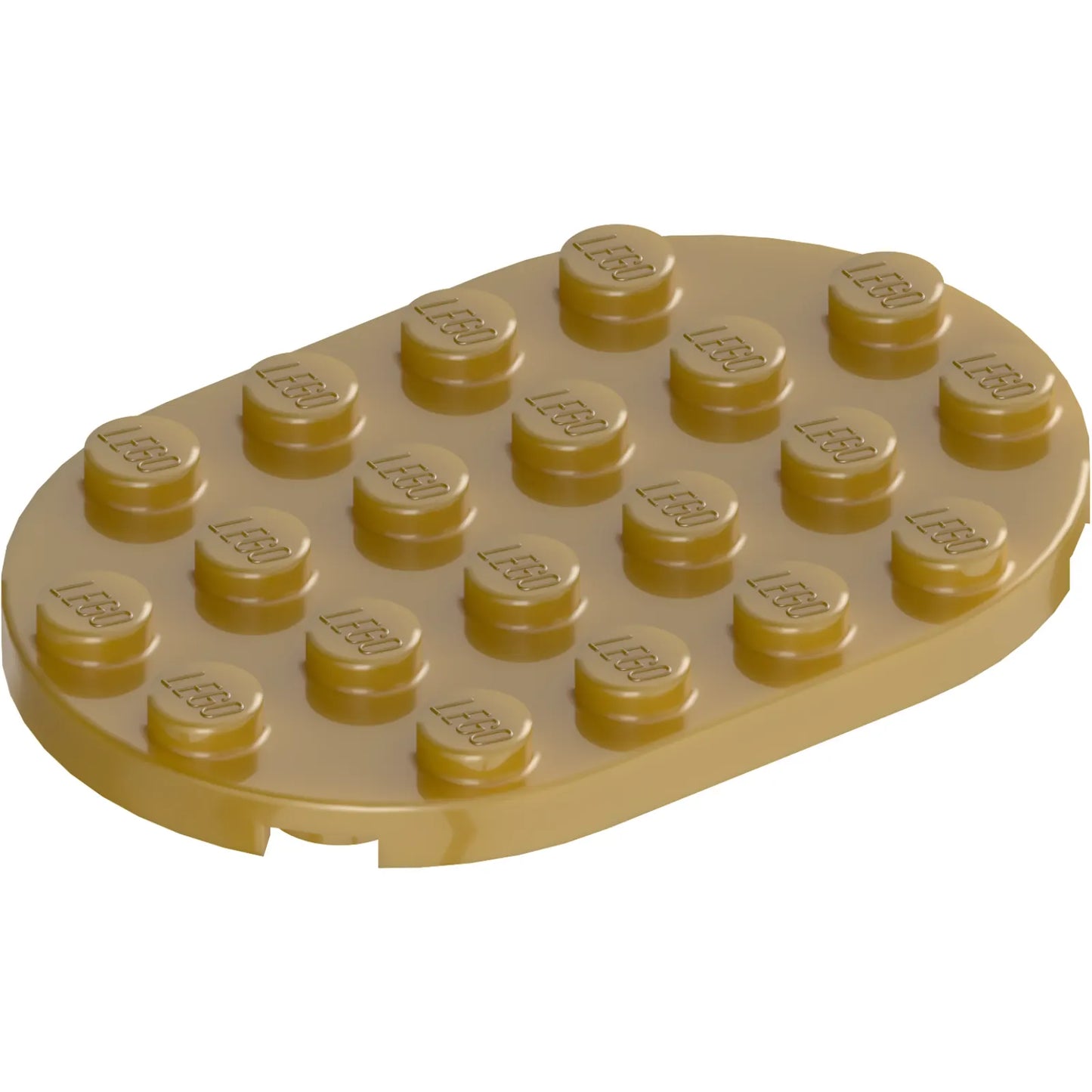 Part 3766 - Plate, Round 4 x 6 Oval