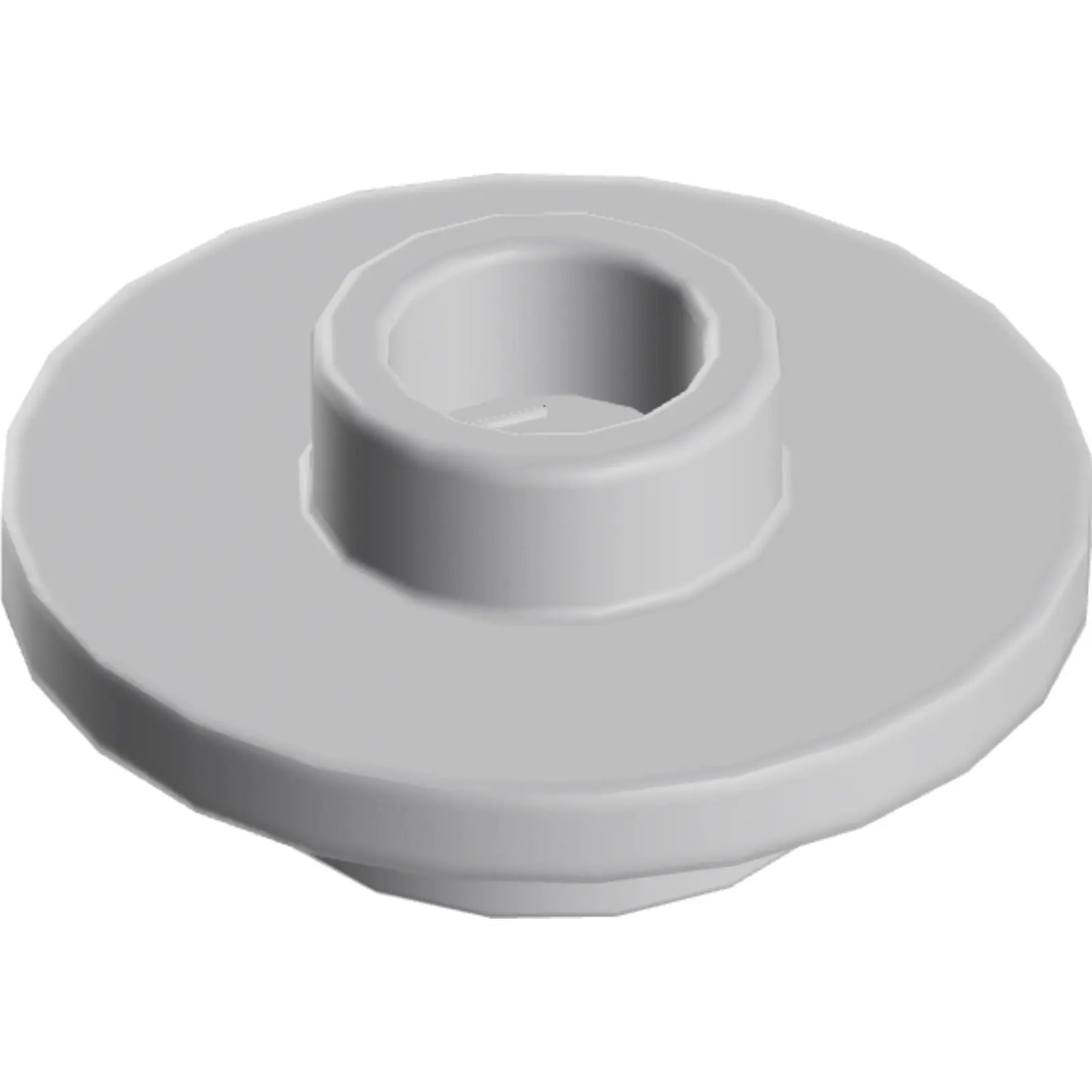 Part 38799 - Minifigure, Utensil Tea Saucer with Hollow Stud