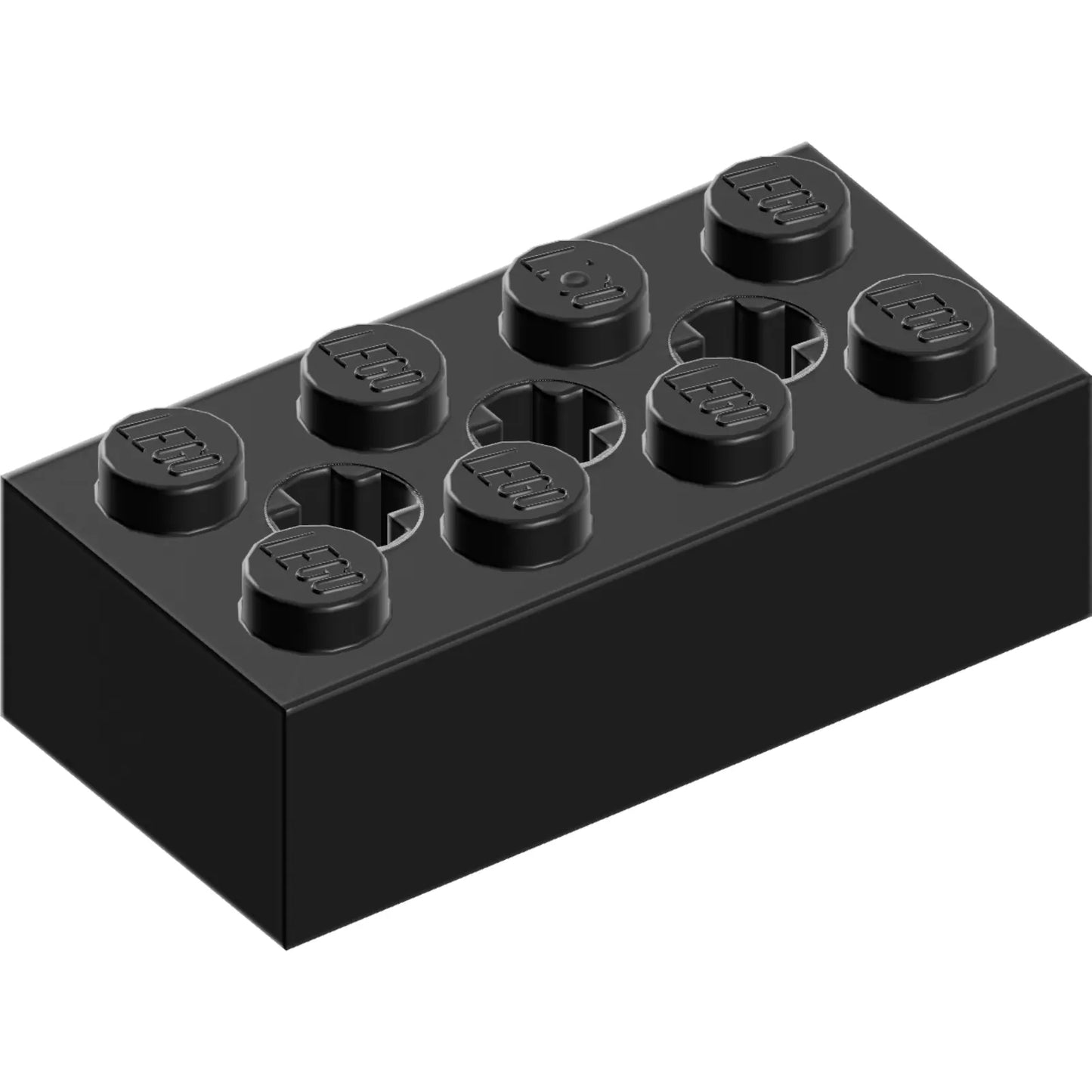 Part 39789 - Technic, Brick 2 x 4 with 3 Axle Holes
