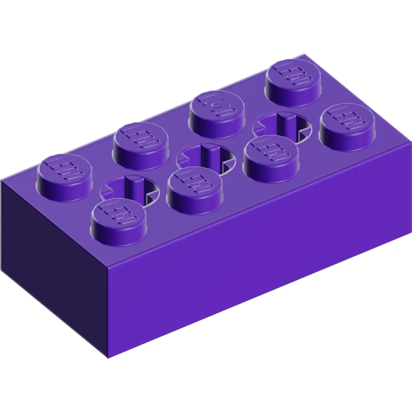 Part 39789 - Technic, Brick 2 x 4 with 3 Axle Holes