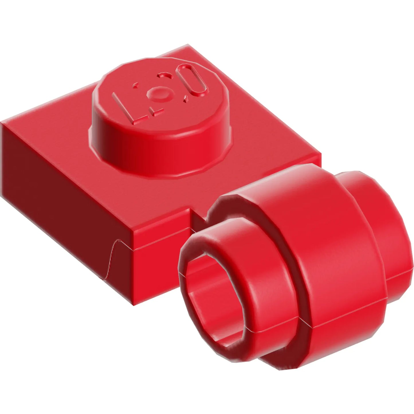 Part 4081b - Plate, Modified 1 x 1 with Light Attachment - Thick Ring